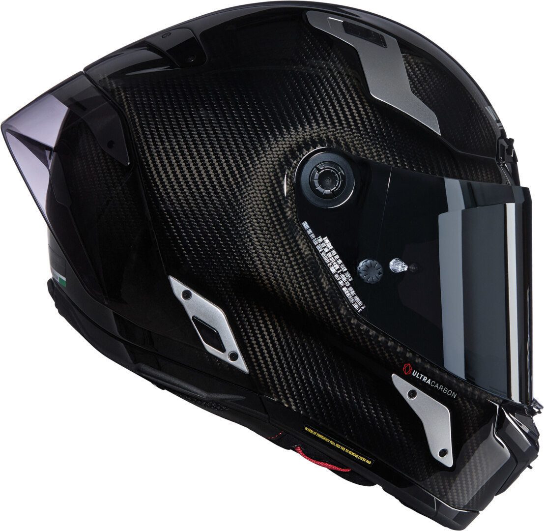NOLAN Motorradhelm X-804 RS Ultra Carbon Argento Helm, Pinlock, Spoiler, ECE 22.06