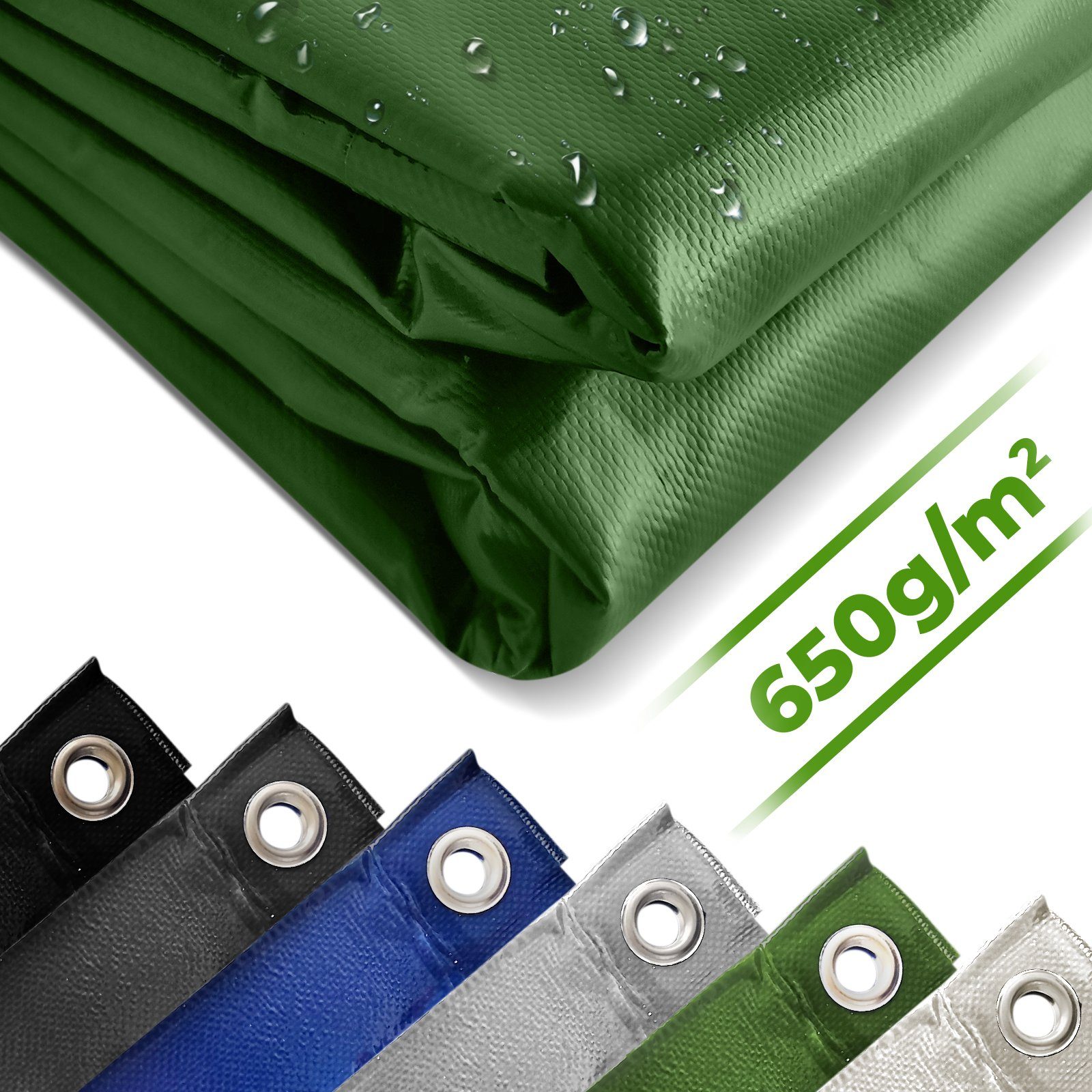 Jago Schutzplane Abdeckplane-650g/m², Wasserdicht & Reißfest, günstig online kaufen