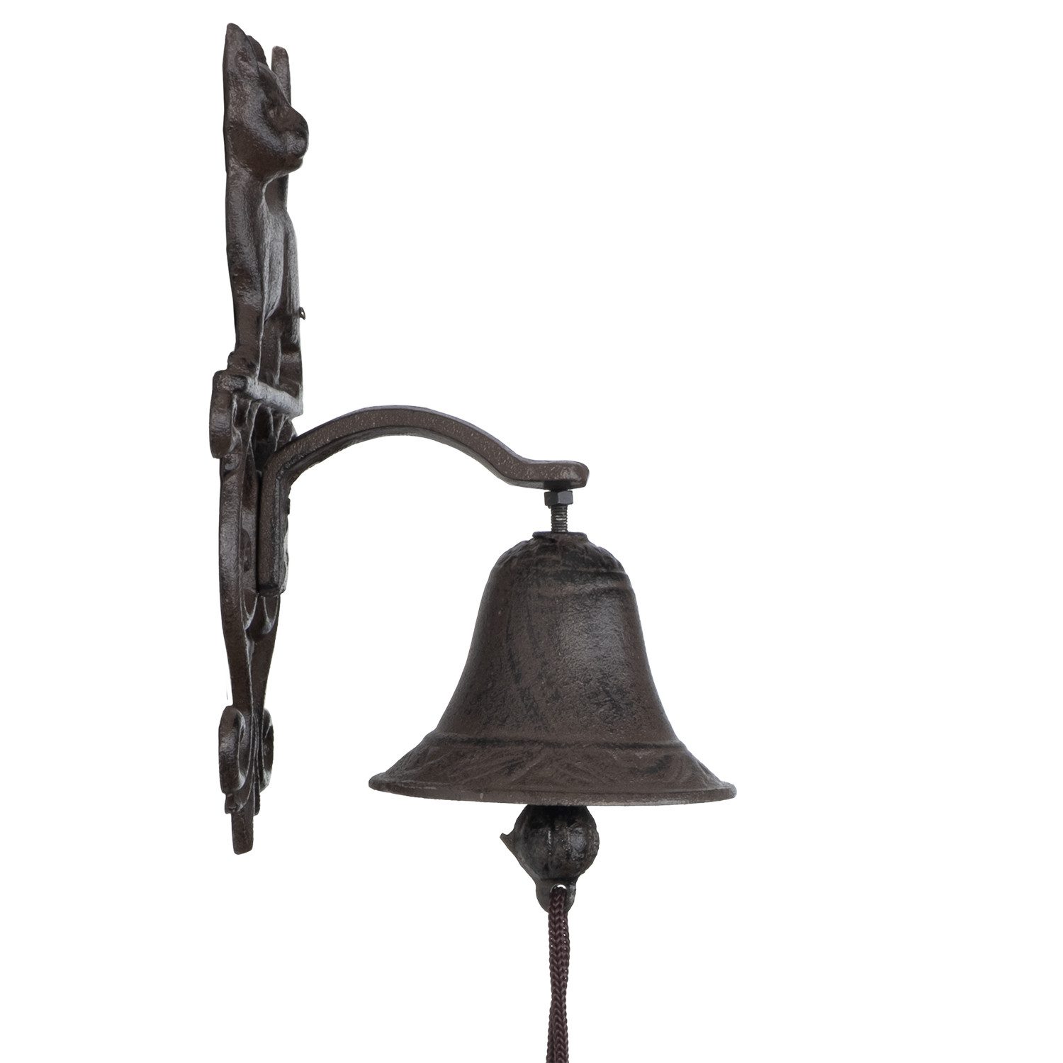 Moritz Hausglocke Gusseiserne Wandglocke Katze - wetterfest & dekorativ