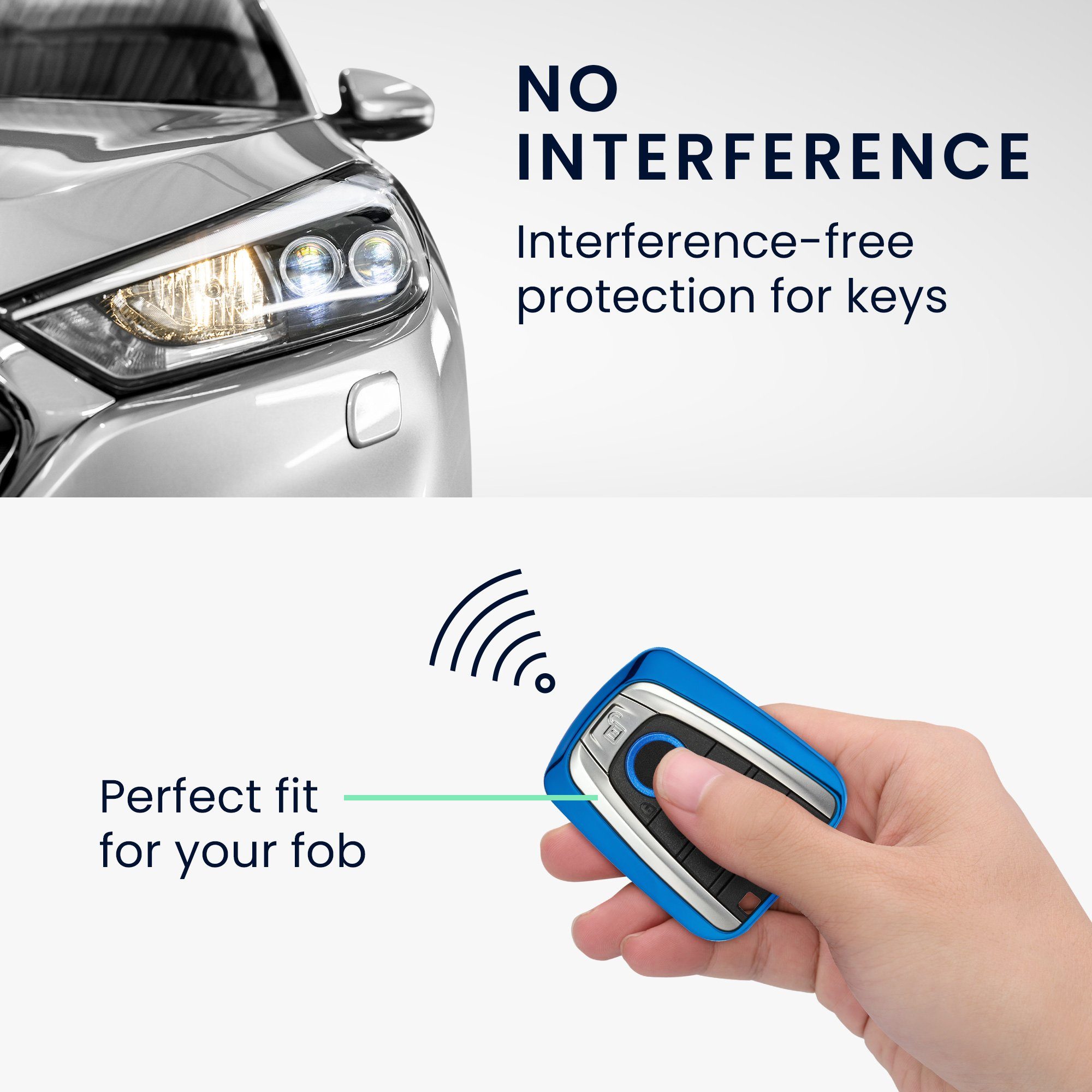 kwmobile Schlüsseltasche Autoschlüssel Hülle für BMW (1-tlg), TPU Schutzhülle Schlüsselhülle Cover für BMW