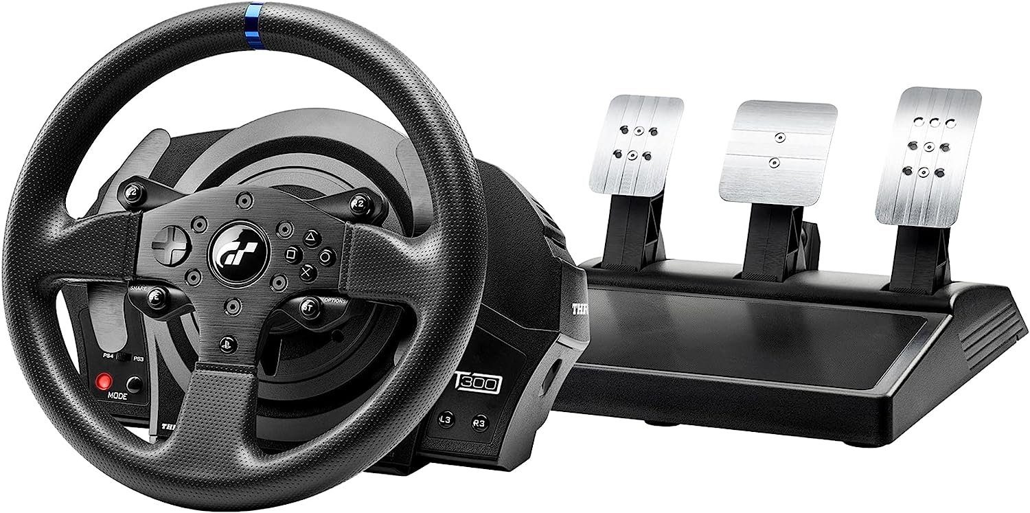 Thrustmaster T300 RS GT + TH8A Shifter Gaming-Lenkrad