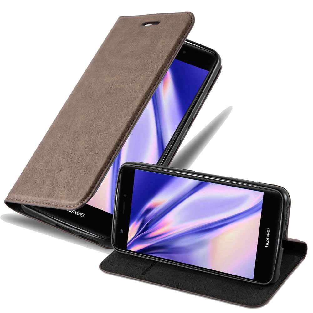 Cadorabo Handyhülle für Huawei NOVA Hülle Huawei NOVA, Hülle Schutzhülle mit Standfunktion, Magnetverschluss und Kartenfach
