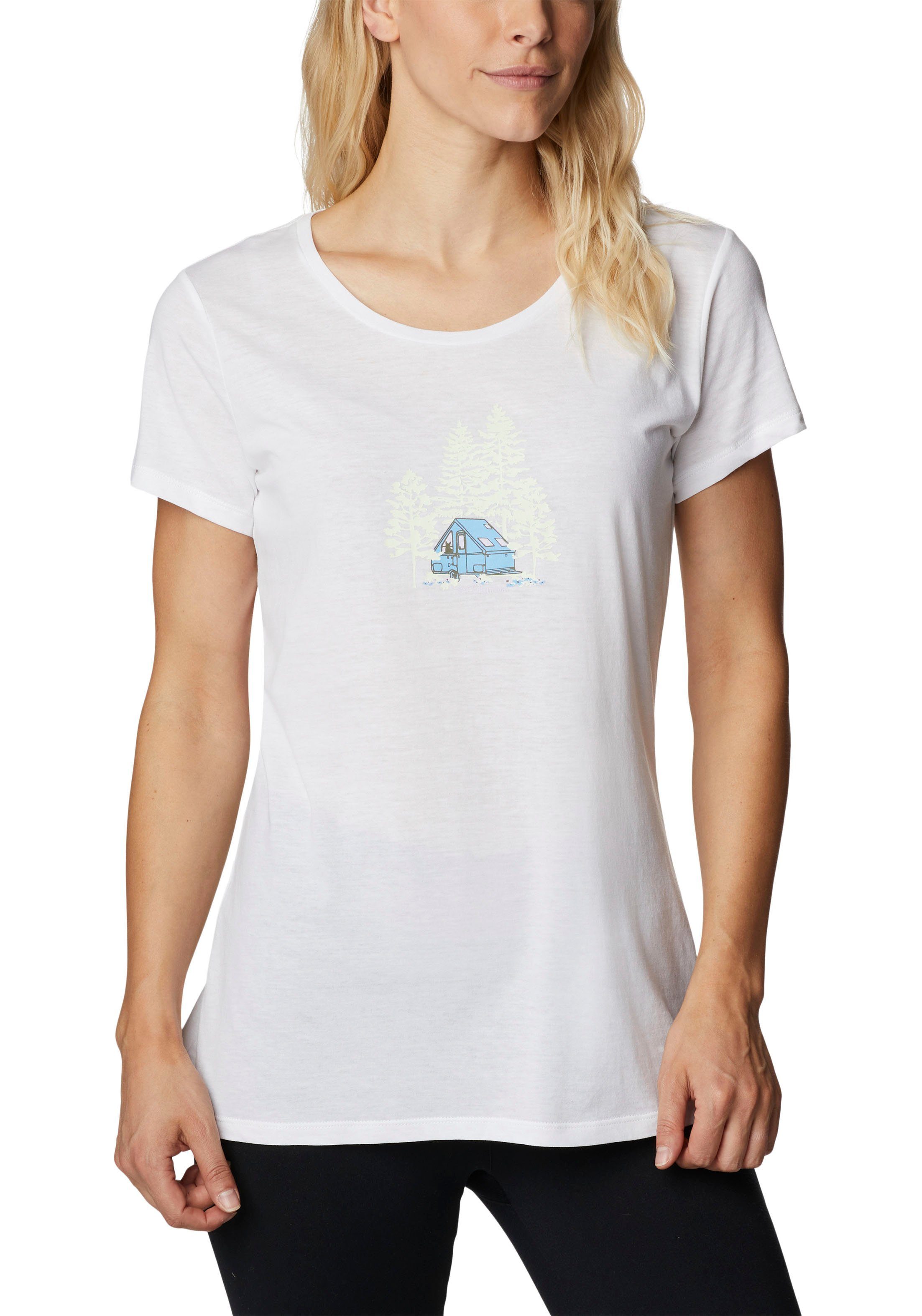 Columbia T-Shirt Daisy Tee Days Graphic weiß