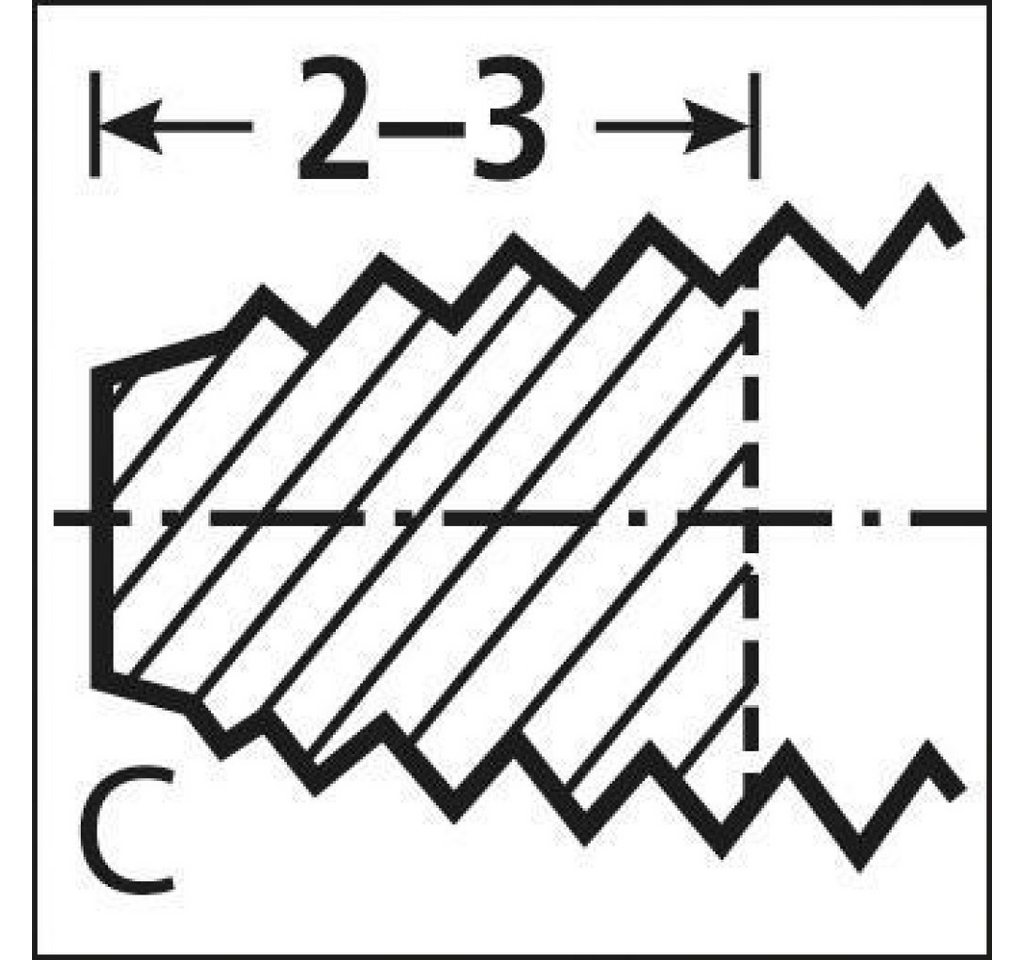 Thumbnail - FORMAT Gewindebohrer FORMAT Hand-Gewindebohrer DIN 5157 HSS G1/8Z F, 0