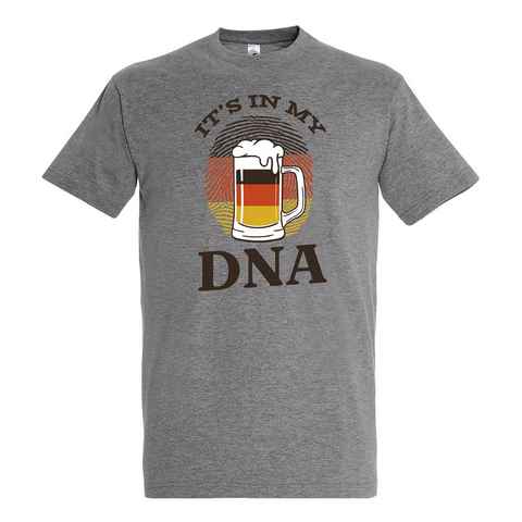 Youth Designz T-Shirt It´s In My DNA Herren Shirt mit lustigem Bier Frontprint