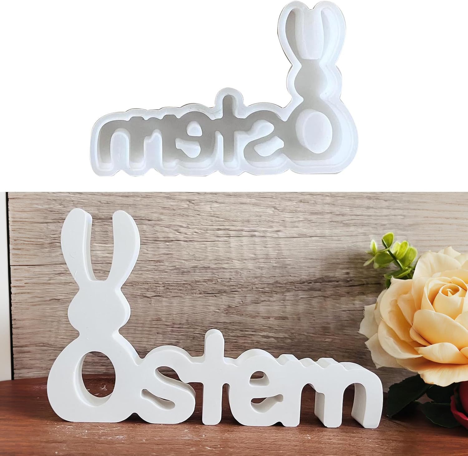 Bextsrack Modellierwerkzeug Ostern Silikonformen Hase Gießform Osterdeko