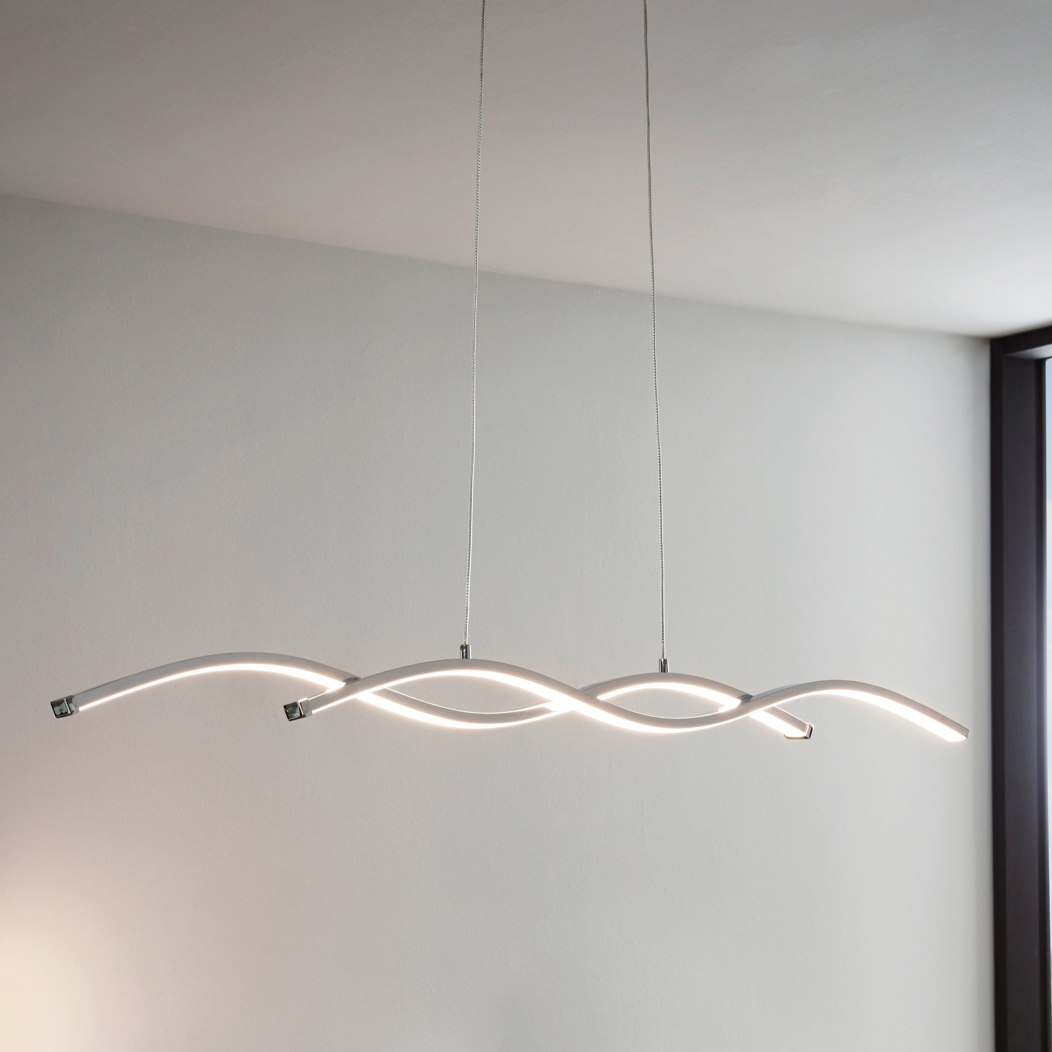 EGLO LED Pendelleuchte LASANA 2, LED fest integriert, Warmweiß, Pendelleuchte, Pendellampe