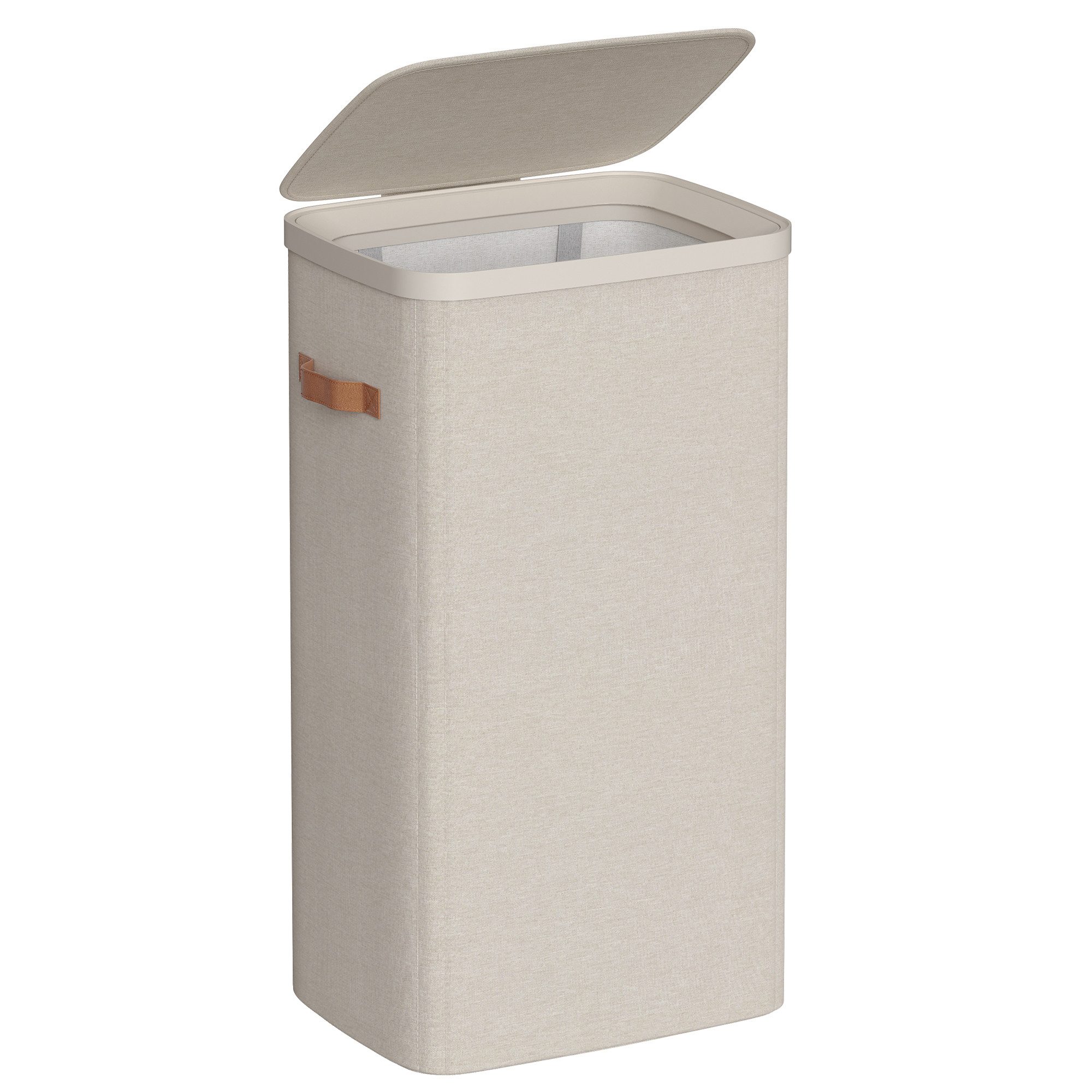 SONGMICS Wäschekorb, 170 L Wäschesammler 2 Fächer, Wäschesortiererl günstig online kaufen