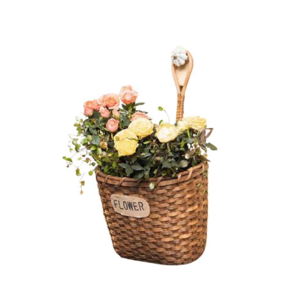 Pflanzkübel Hängepflanzer Pflanzampel Pflanzkorb Braun Blumenkorb Pflanzer