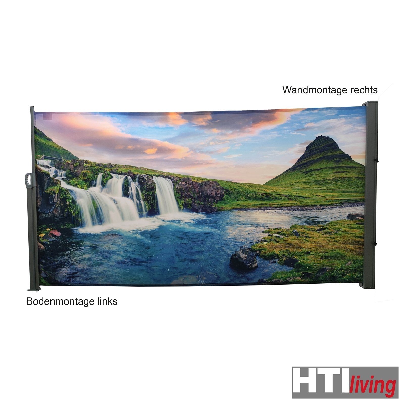 HTI-Living Seitenmarkise Seitenmarkise Berge rechts (Stück, günstig online kaufen