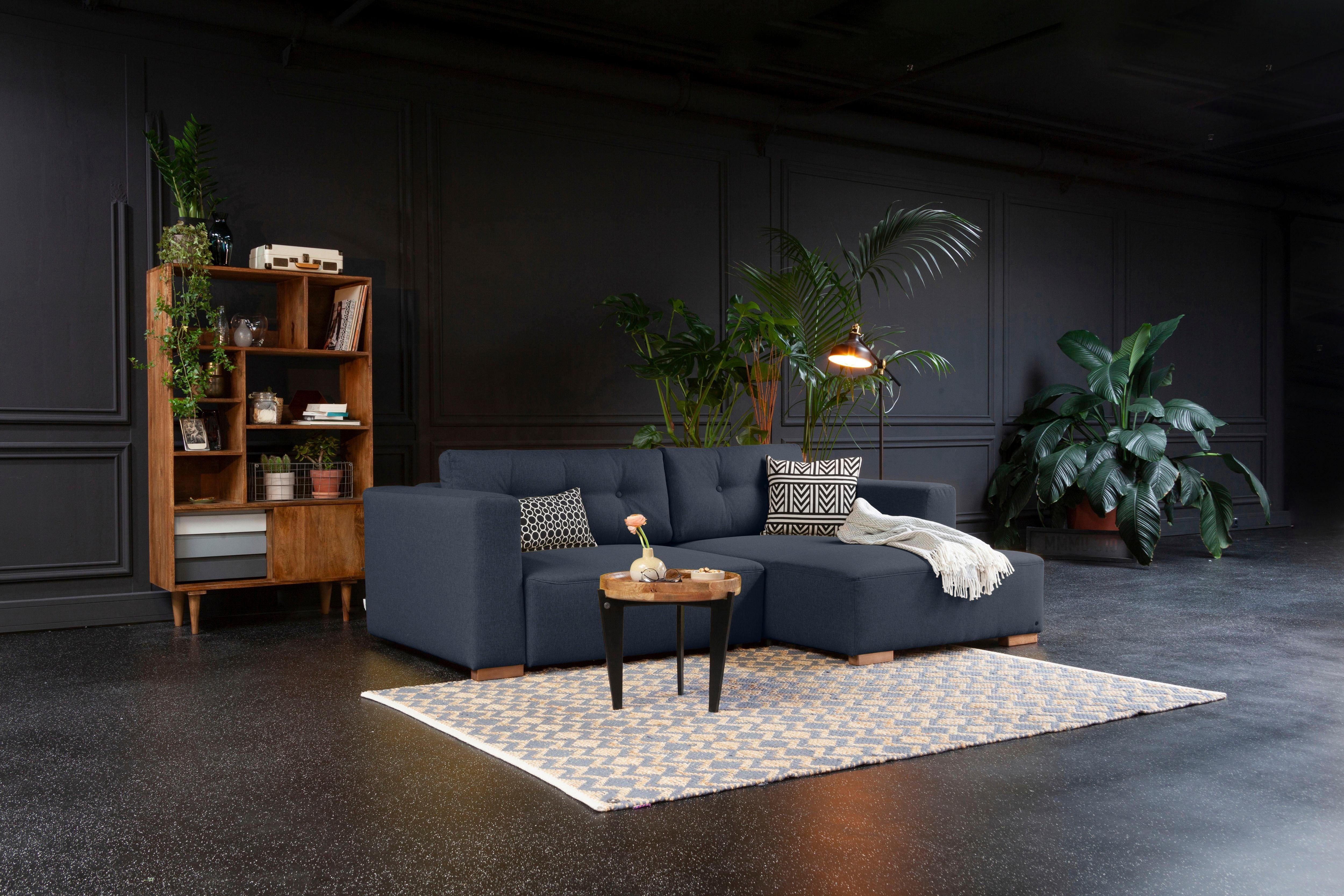 CHIC der TOM Bettkasten COLORS wahlweise HEAVEN COLLECTION, S, HOME TAILOR Bettfunktion Ecksofa mit & aus