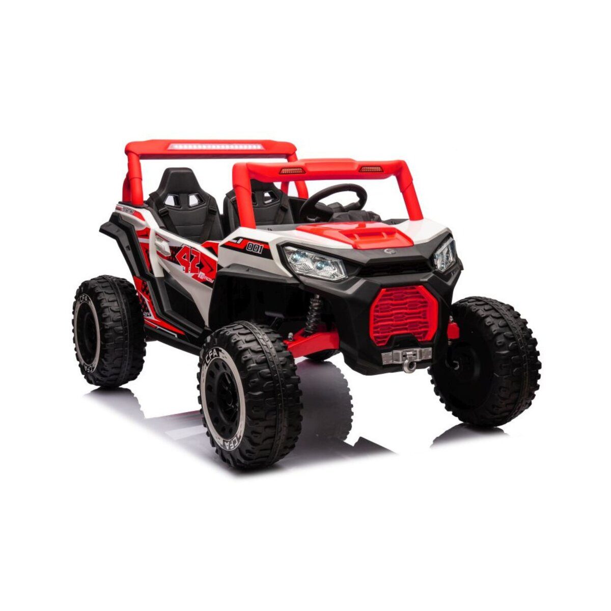 Wisam Elektro-Kinderauto Batteriebetriebener Buggy NEL-913 Rot 4x4 24V