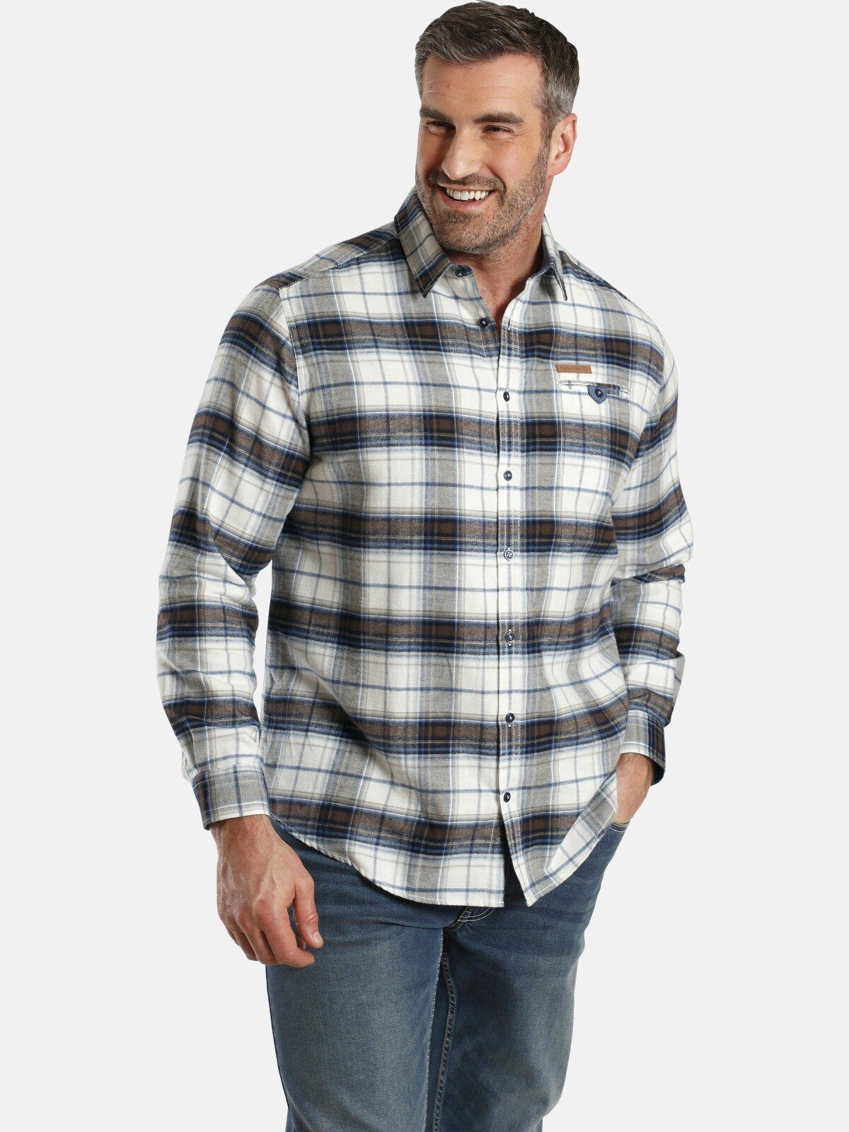Charles Colby Langarmhemd DUKE WILLOW mit günstig online kaufen