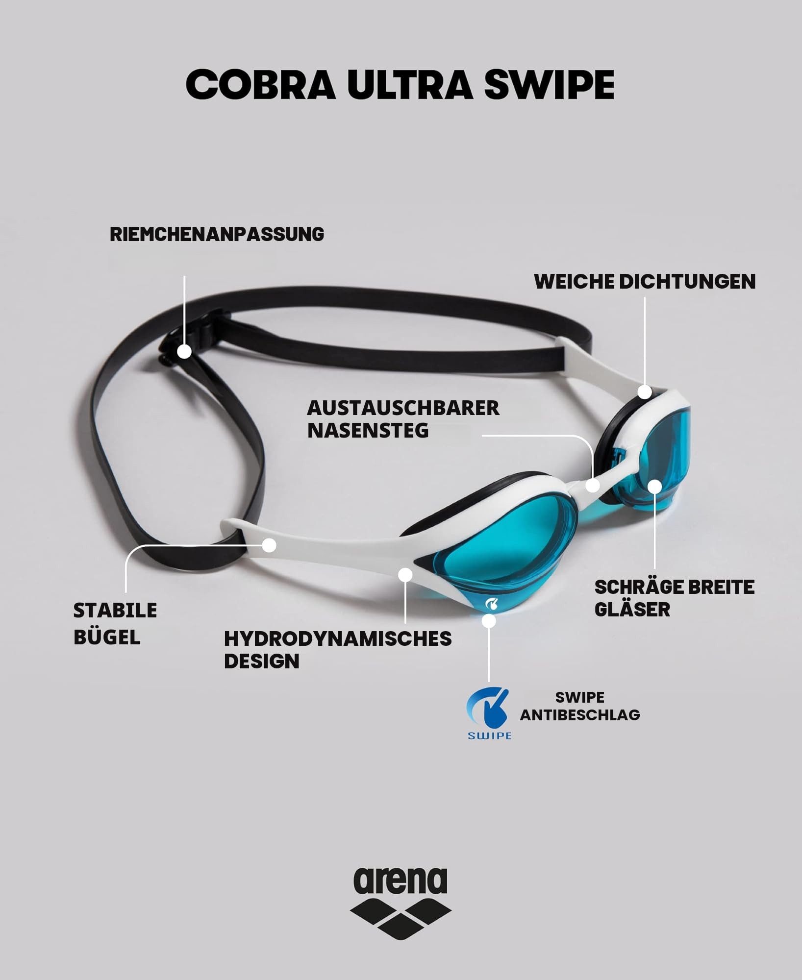 Arena Sportbrille Cobra Ultra Swipe