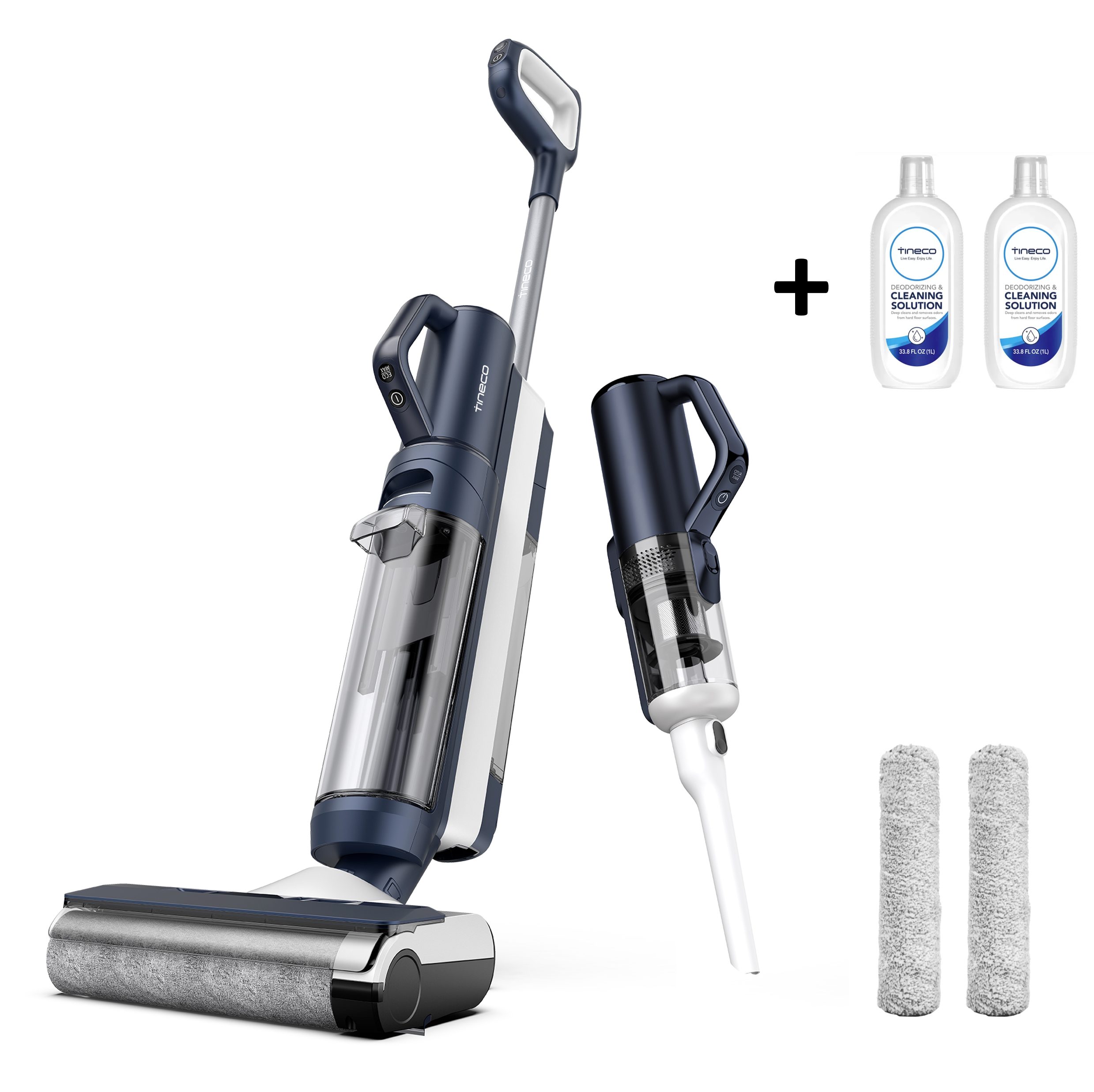 Tineco Nass-Trocken-Sauger Floor One S5 Combo Plus Nass-Trockensauger, mit Handstaubsauger, 190 W, autom. Erkennung der Verschmutzung, Selbstreinigung, kabellos