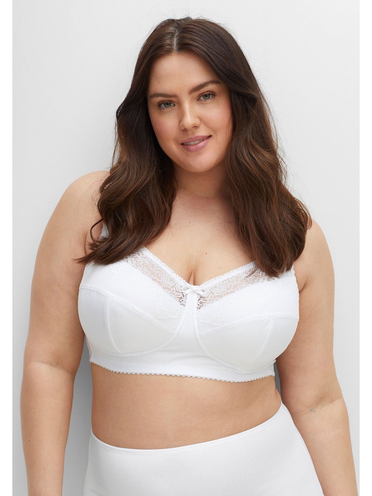 Sheego Entlastungs-BH Große Größen ohne Bügel, mit zarter Spitze