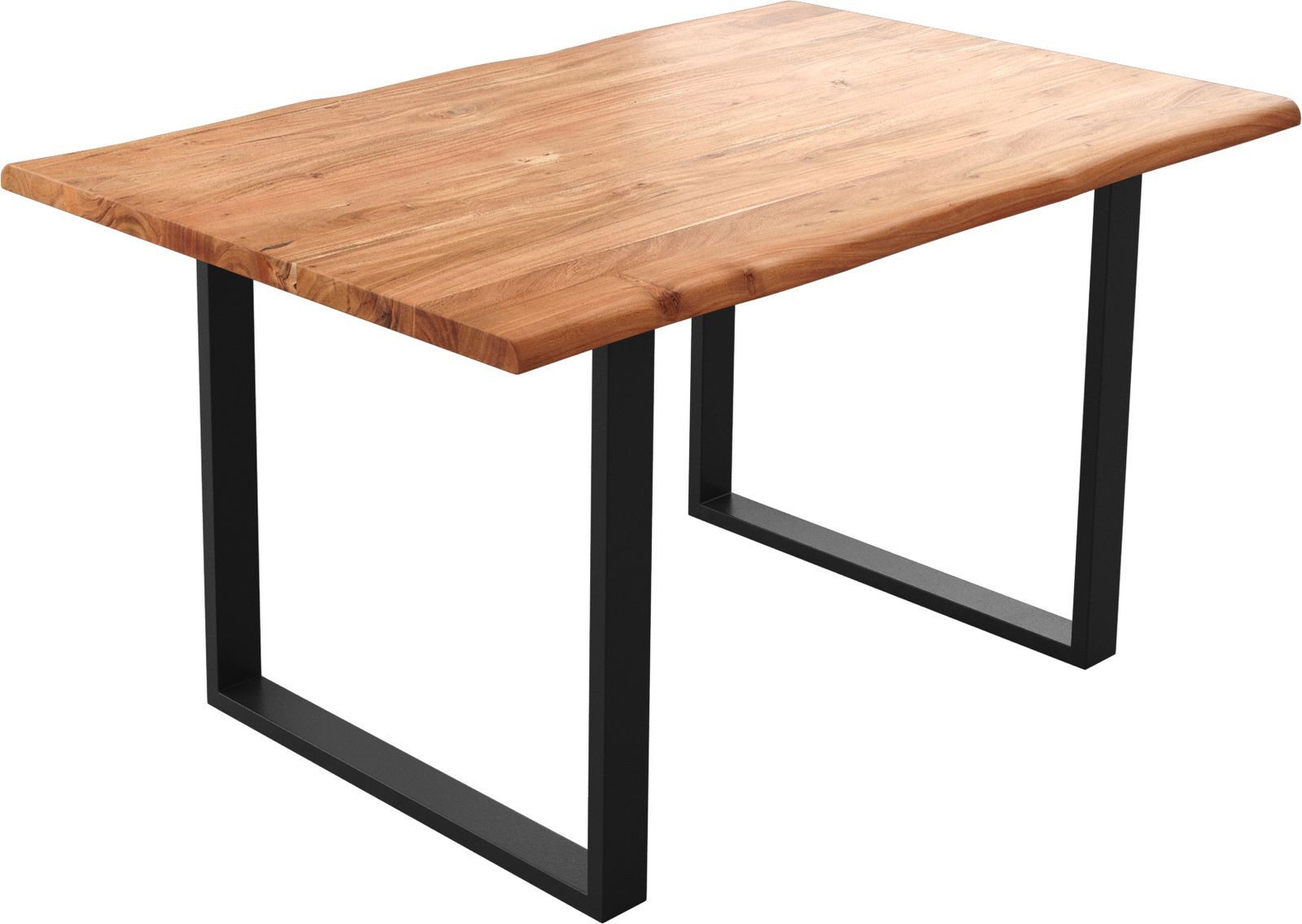 DELIFE Esstisch Edge, Akazie Natur 140x90 günstig online kaufen