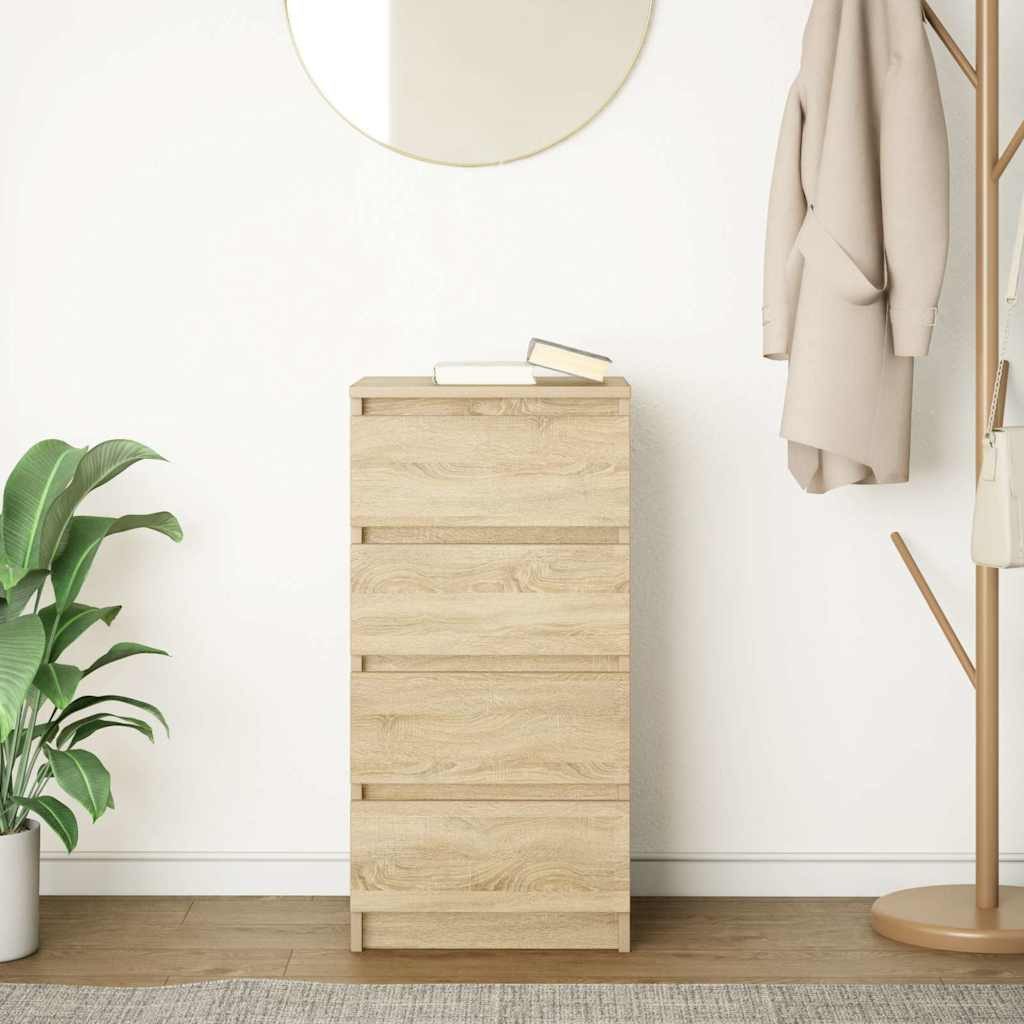 vidaXL Sideboard Sideboard Sonoma-Eiche 37,5x35x76 cm günstig online kaufen