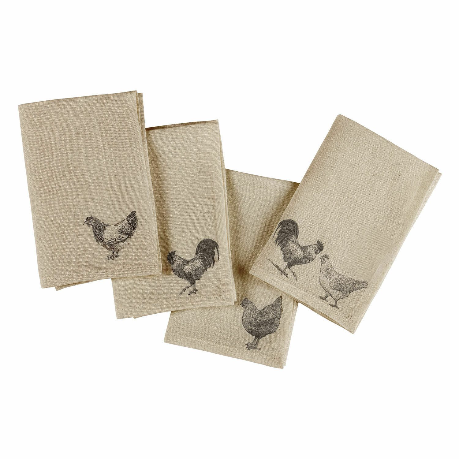 Mirabeau Stoffserviette Serviette 4er Set Walorine creme