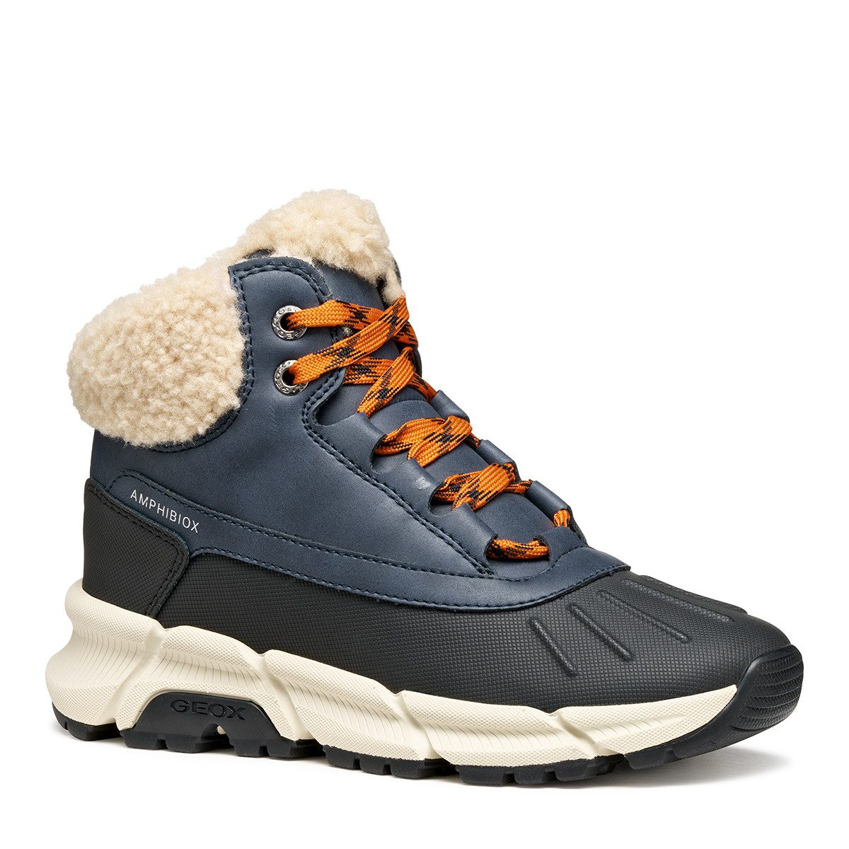 Geox GEOX FLEXYPER PLUS, Warmfutter, Blau, Kinder Winterstiefel