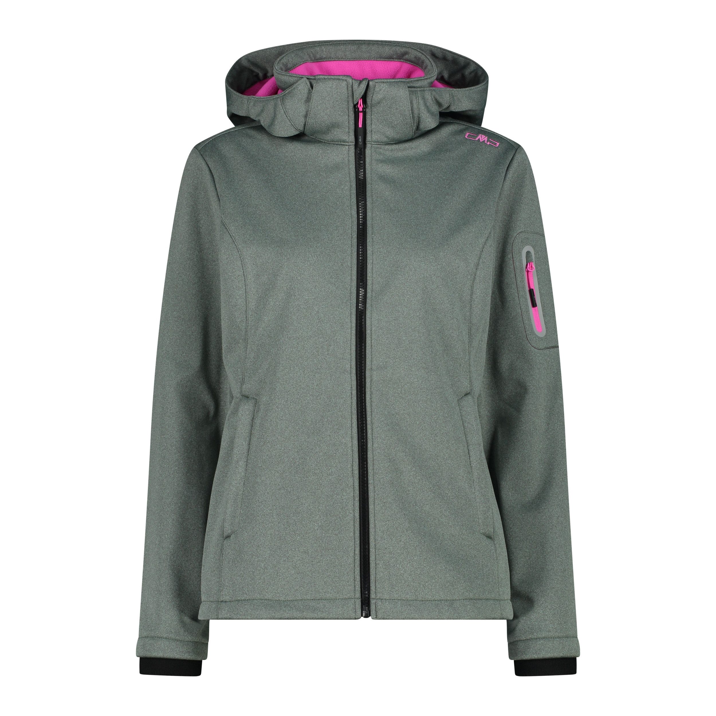 CMP Trekkingjacke WOMAN JACKET ZIP HOOD MINERAL MEL. günstig online kaufen