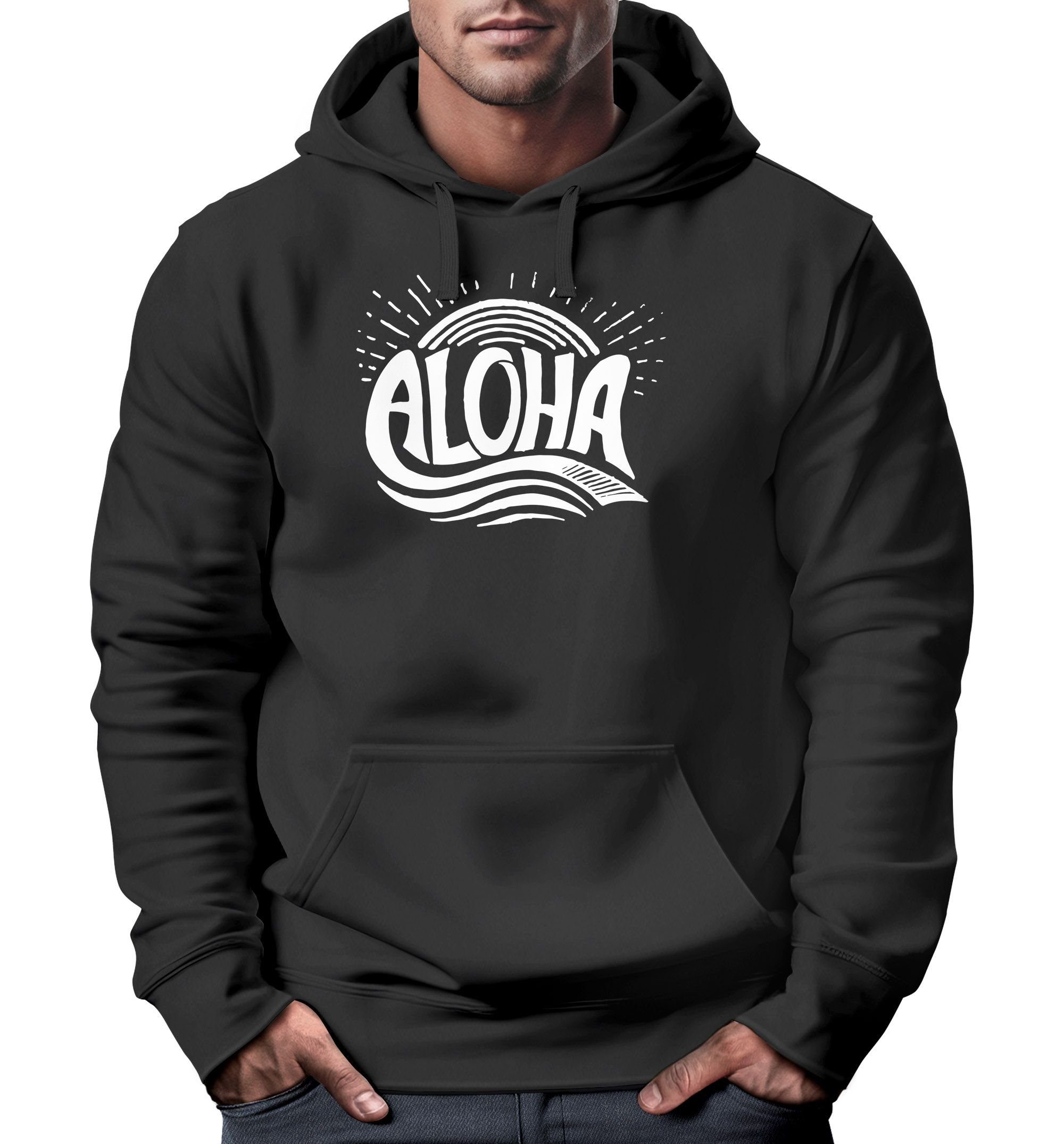 Hoodie Hoodie Herren Aloha Surf Kapuzen-Pullover Männer