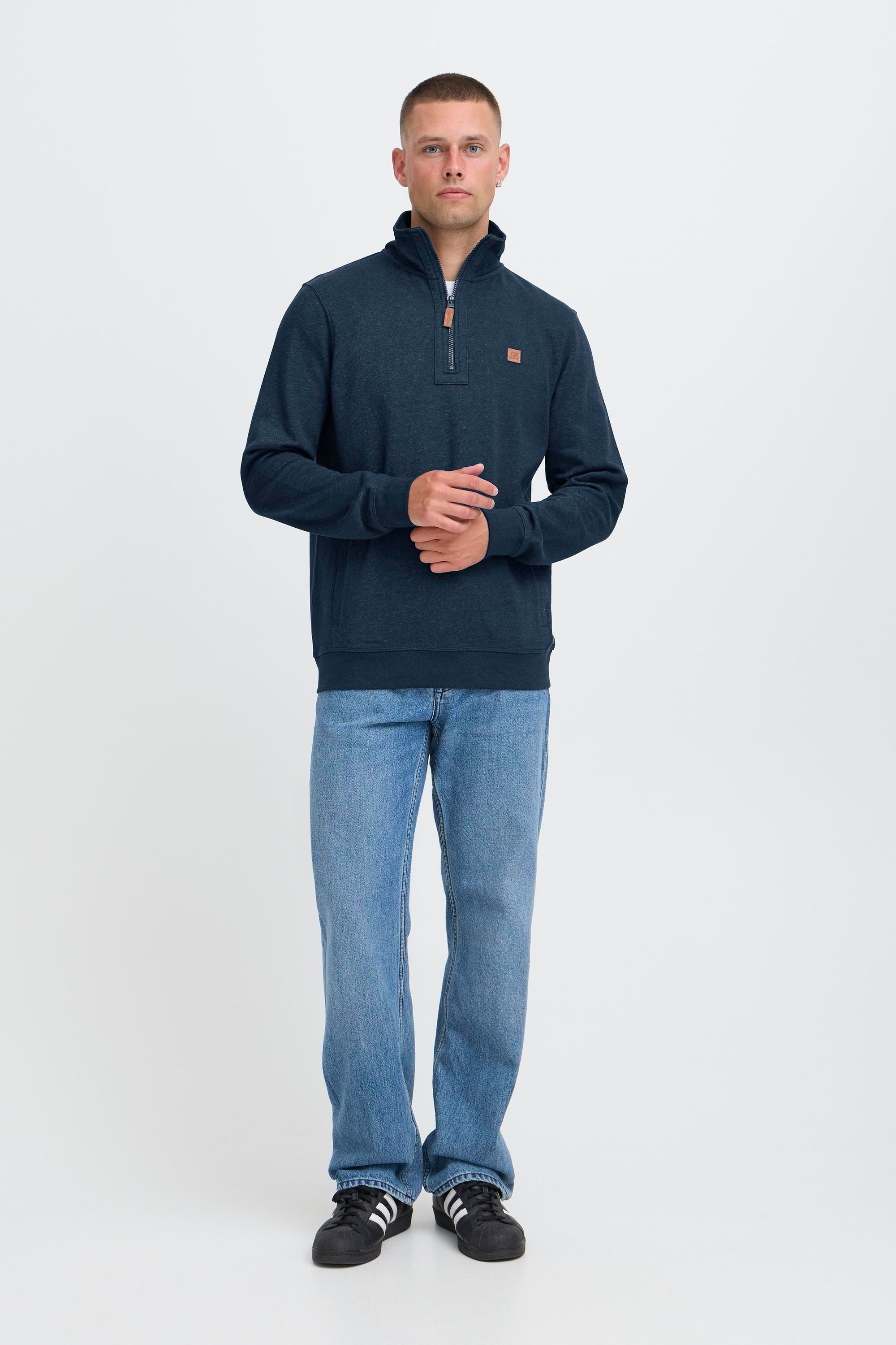 Blend Troyer BHPomes Klassischer Sweat-Troyer mit Taschen