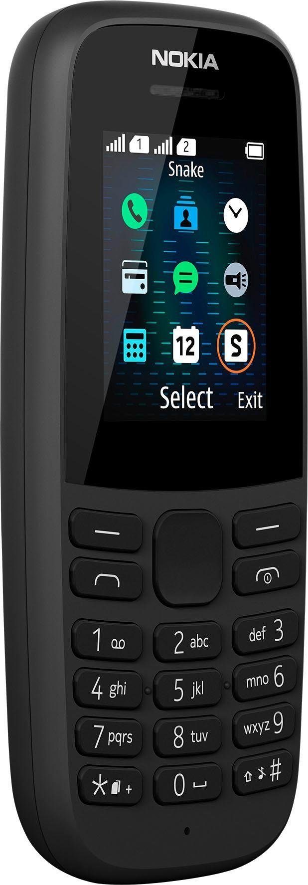Nokia 105 Handy Standby-/Gesprächszeit cm/1,7 Zoll), (3,68 15 (2019) (2G) 35 / bis Std. zu