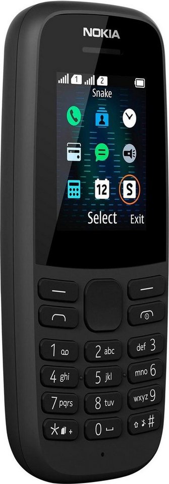 Nokia 105 (2019) Handy (3,68 cm/1,7 Zoll), Standby-/Gesprächszeit bis zu 35  / 15 Std. (2G)