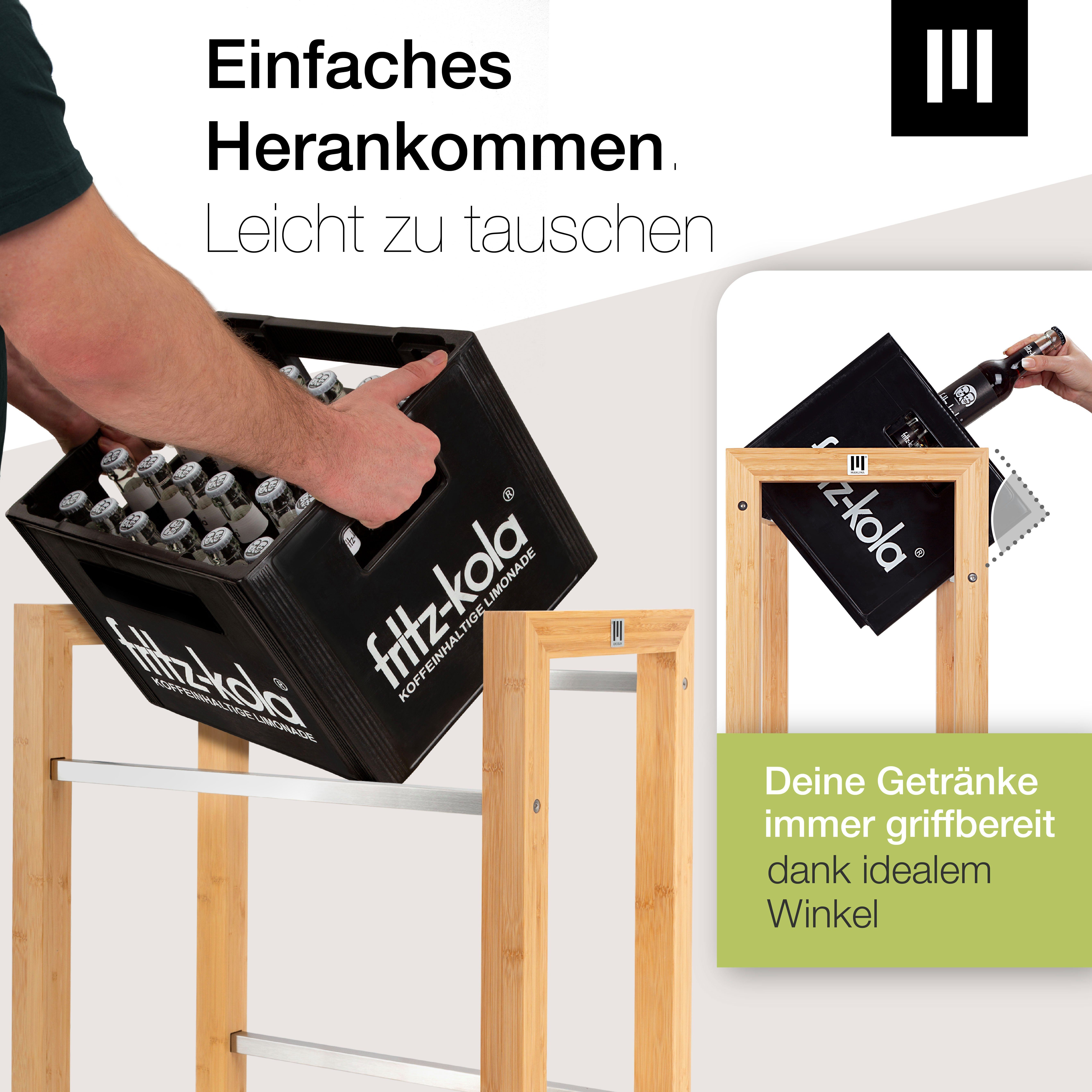 MANUMA® Standregal JAMES GETRÄNKEKISTENREGAL, Dein Getränkeregal günstig online kaufen