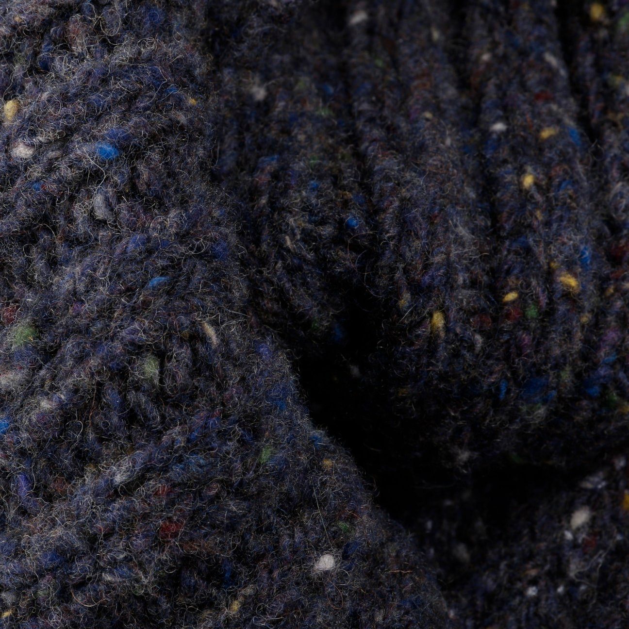 Stetson in Strickschal, Made (1-St), Italy Schal, dunkelblau