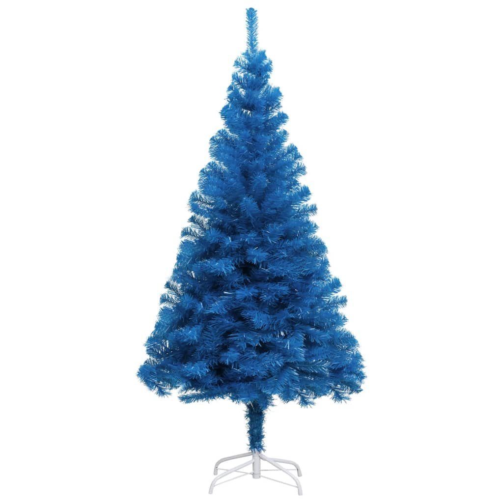 furnicato Künstlicher Weihnachtsbaum mit Ständer Blau 180 cm PVC