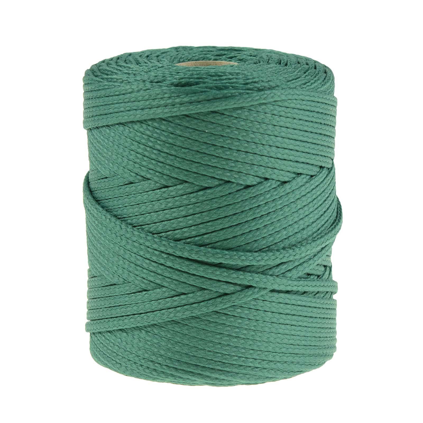 maDDma 100m Polyester-Schnur Kordel 4mm Seil, seegrün