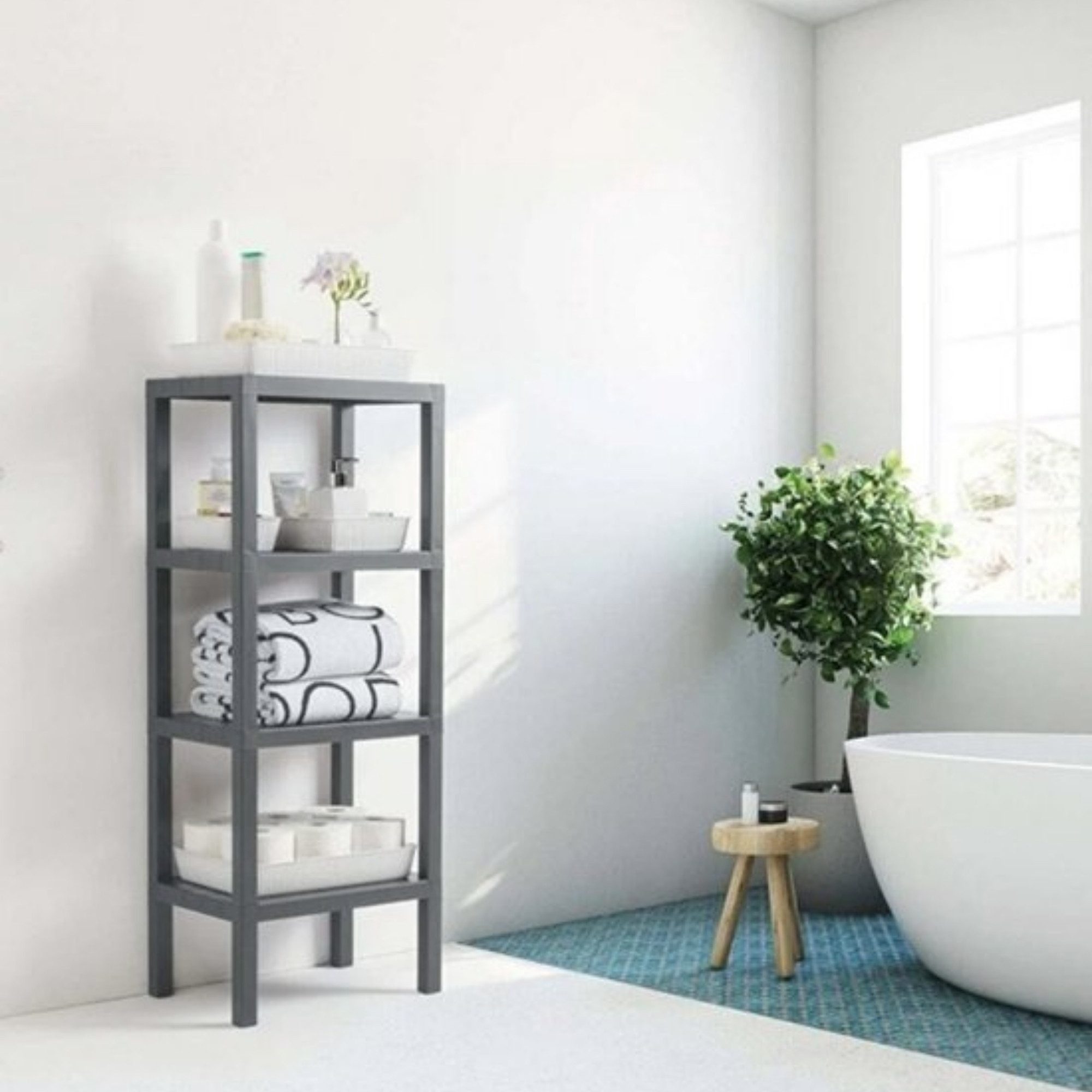 Luxury Bites Badregal Regal mit 2, 4 oder 6 Ablagen, vielseitig einsetzbar günstig online kaufen