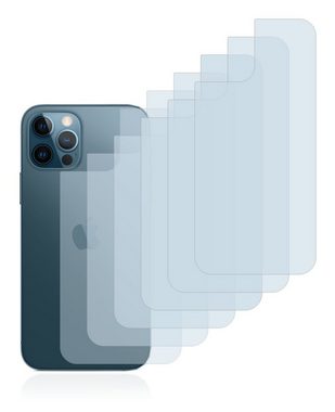 Savvies Schutzfolie für Apple iPhone 12 Pro (Rückseite), Displayschutzfolie, 6 Stück, Folie klar