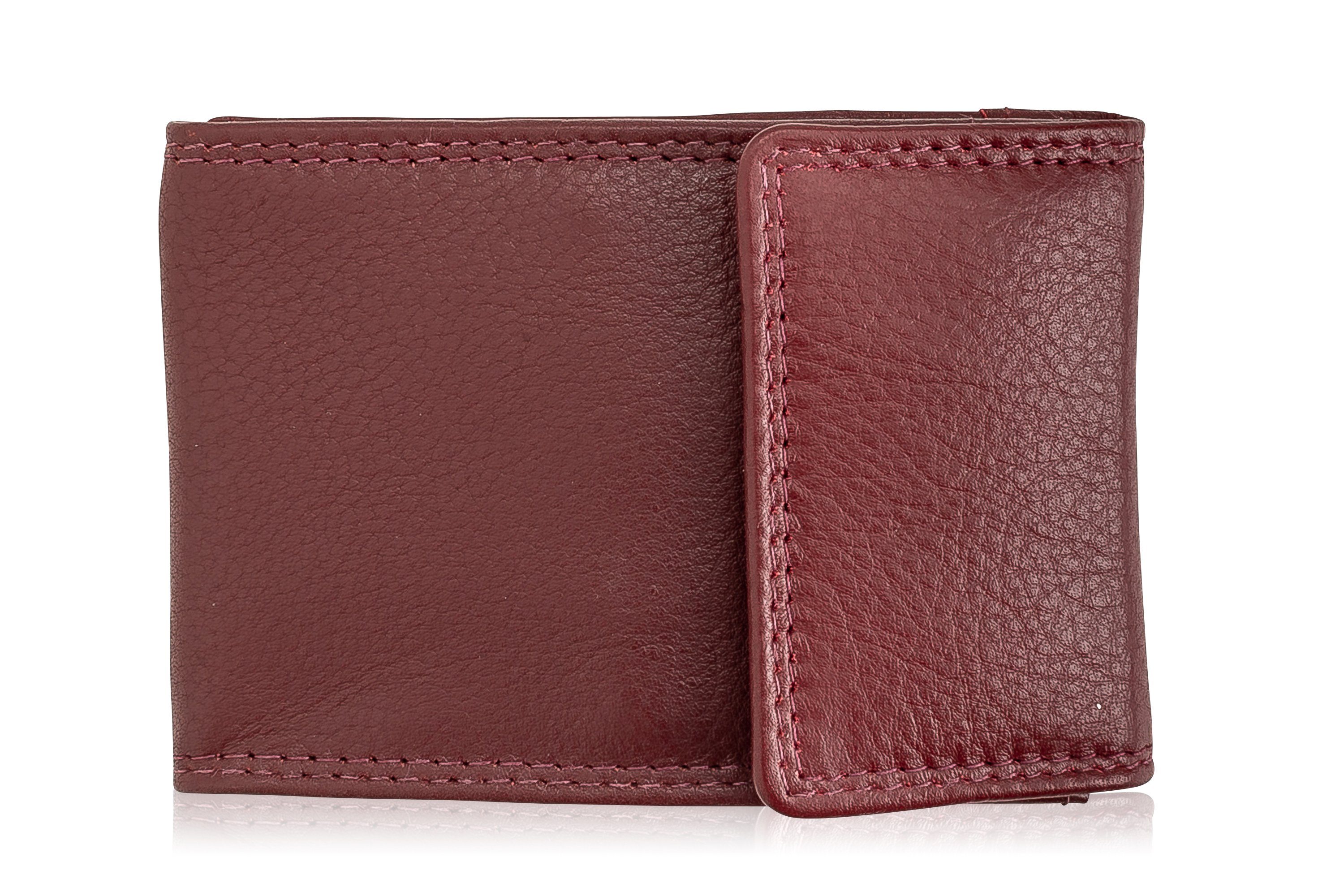 Schlüsseltasche Schlüssel Druckknopf bordeaux