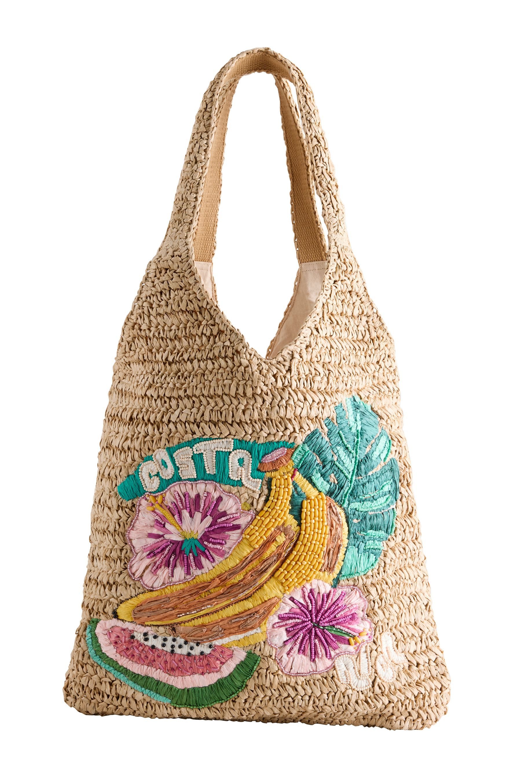 Next Schultertasche Costa Rica Schultertasche mit Verzierung (1-tlg)