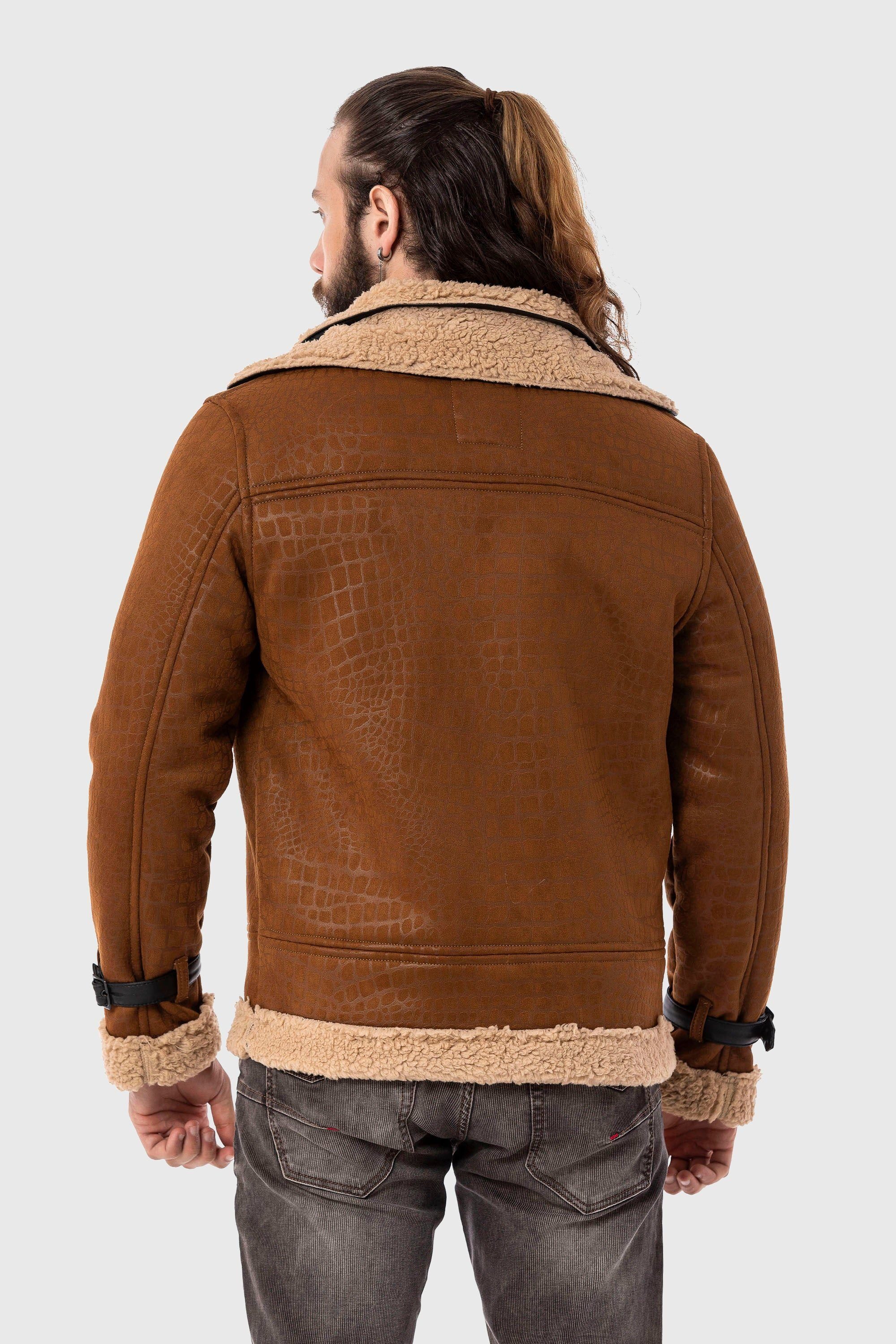 Cipo & Baxx Parka Jacke im Flieger-Look – Bild 3 von 5