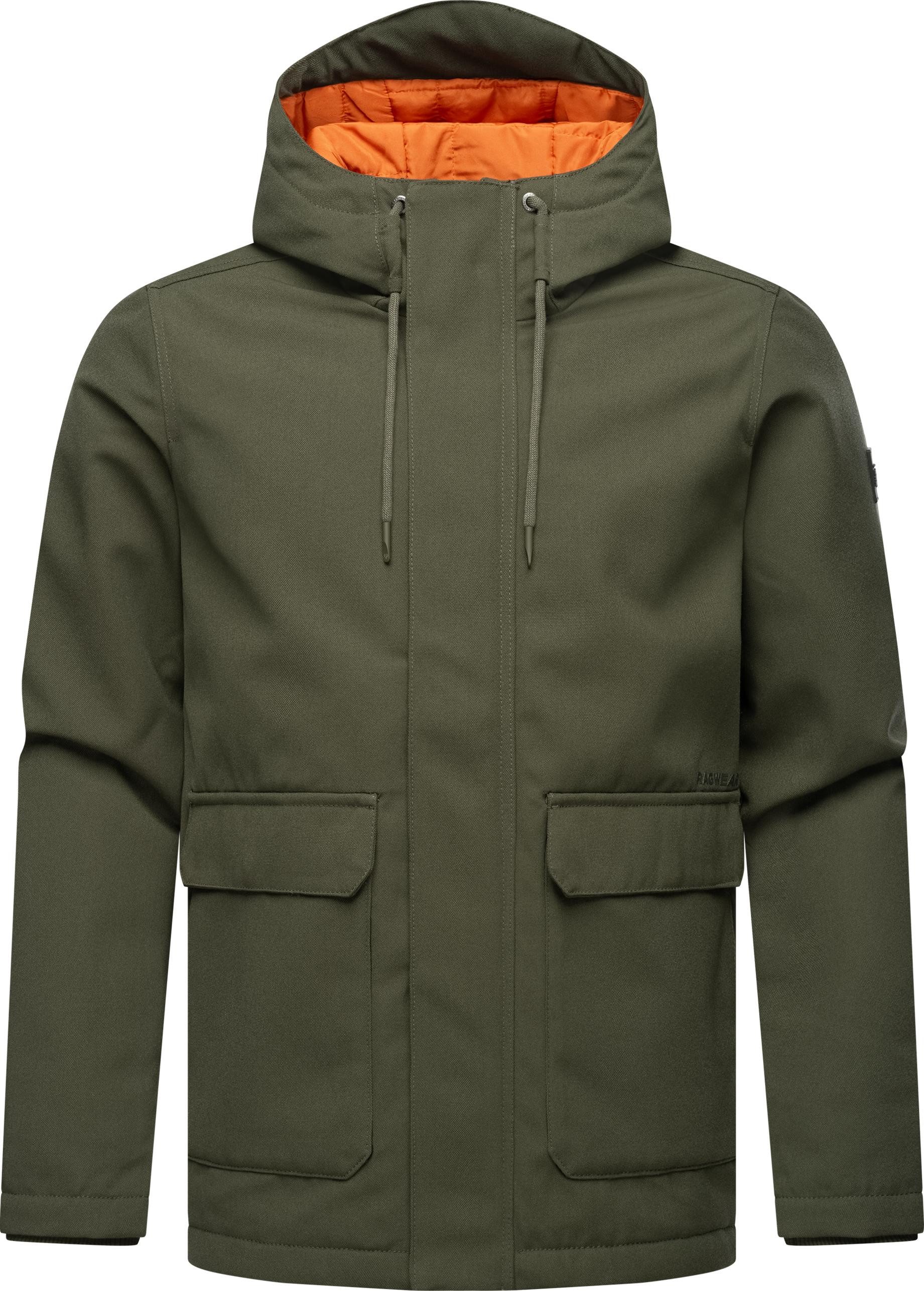Ragwear Winterjacke Mr Them stylische Herren Outdoorjacke mit großer Kapuze