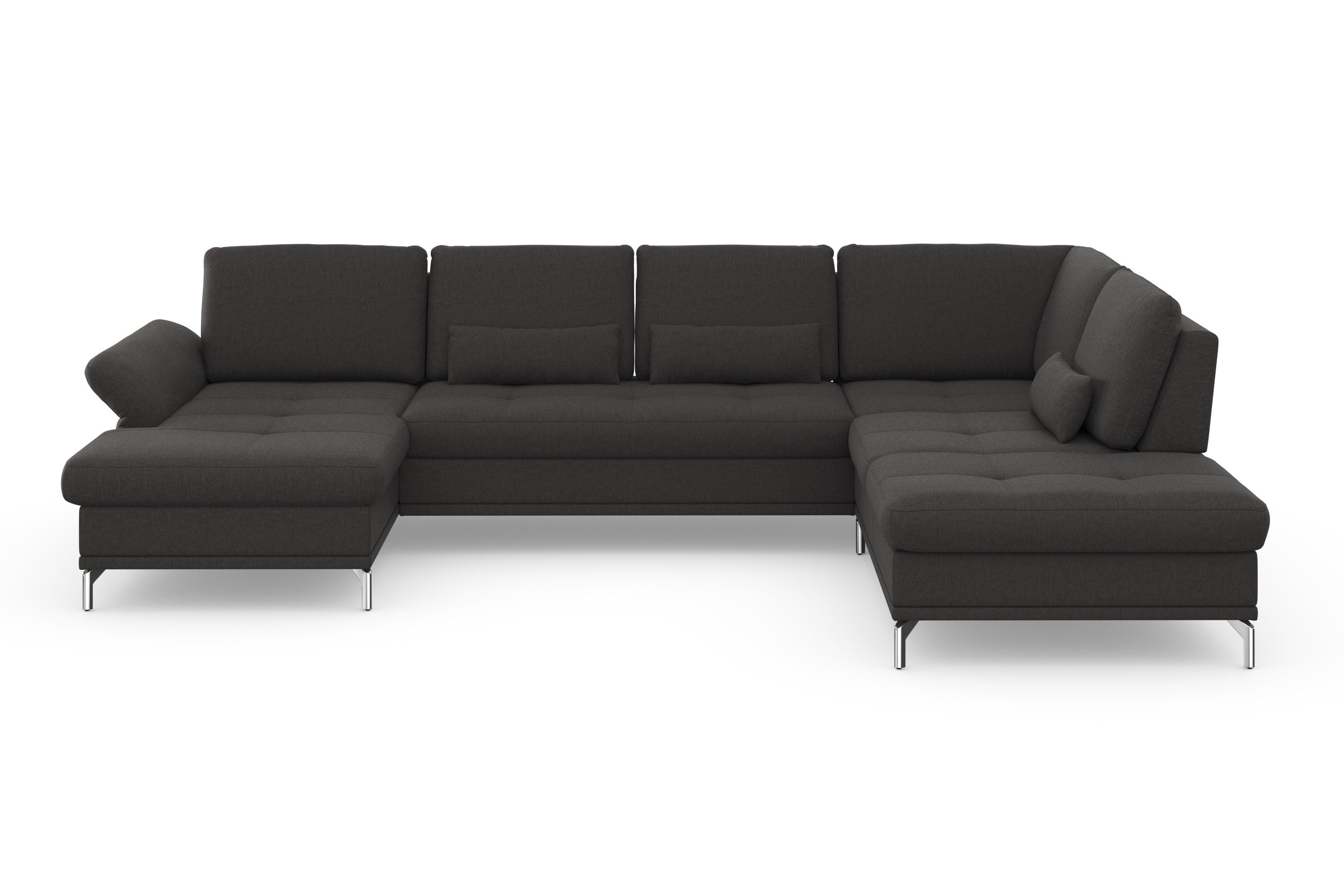 INOSIGN Wohnlandschaft "Palm Beach U-Form" Federkern, mit Sitztiefenverstel günstig online kaufen