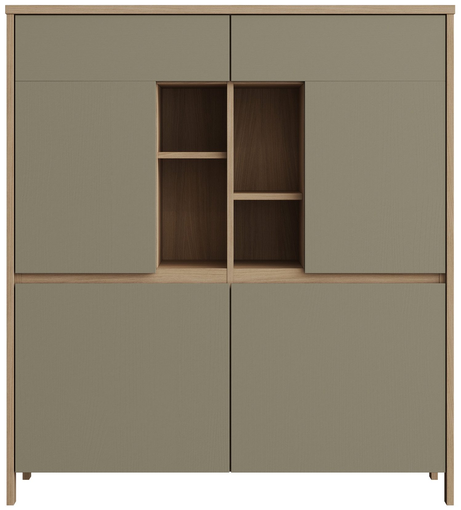 Home affaire Highboard Stranda, moderner Schrank, Stauraumelement im Scandic-Style, elegante Rahmenoptik, ausreichend Stauraum, vielseitig einsetzbar
