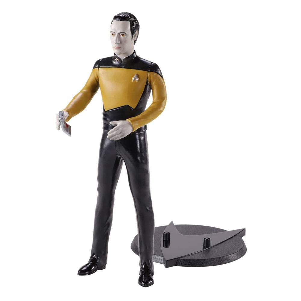 Noble Collection Actionfigur Star Trek: The Next Generation Bendyfigs Biegefigur Lt. Cmdr. 19 cm