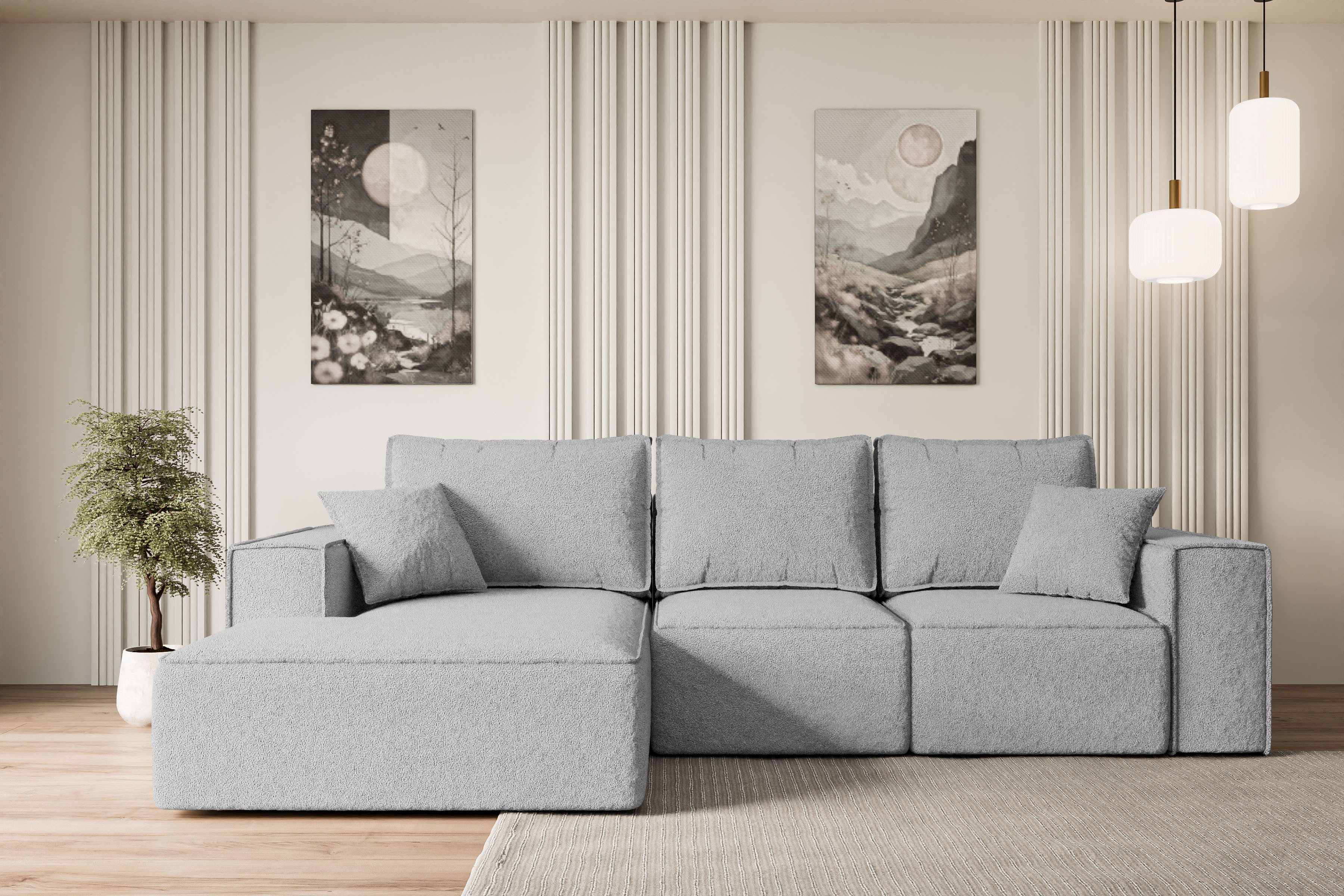 ALTDECOR Ecksofa SERRA-L-S, Couch mit Schlaffunktion, günstig online kaufen