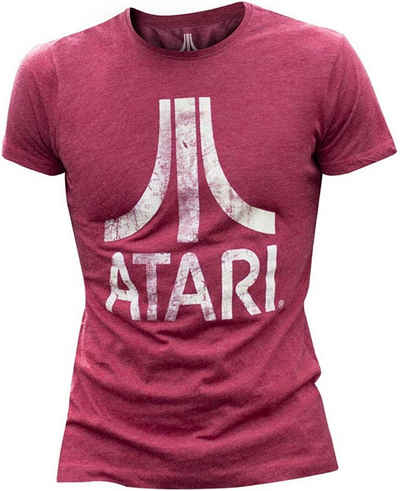 ATARI Print-Shirt »ATARI T-Shirt Dunkelrot meliert Herren Größen S M«