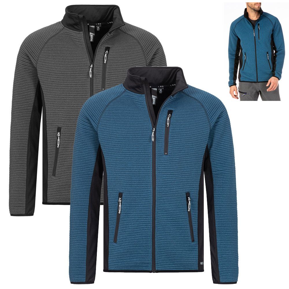 LINEA SCELTA Trekkingjacke LPO - Linea Primero - sportliche, funktionelle Midlayer Stretch Fleece Jacke - Ove navy