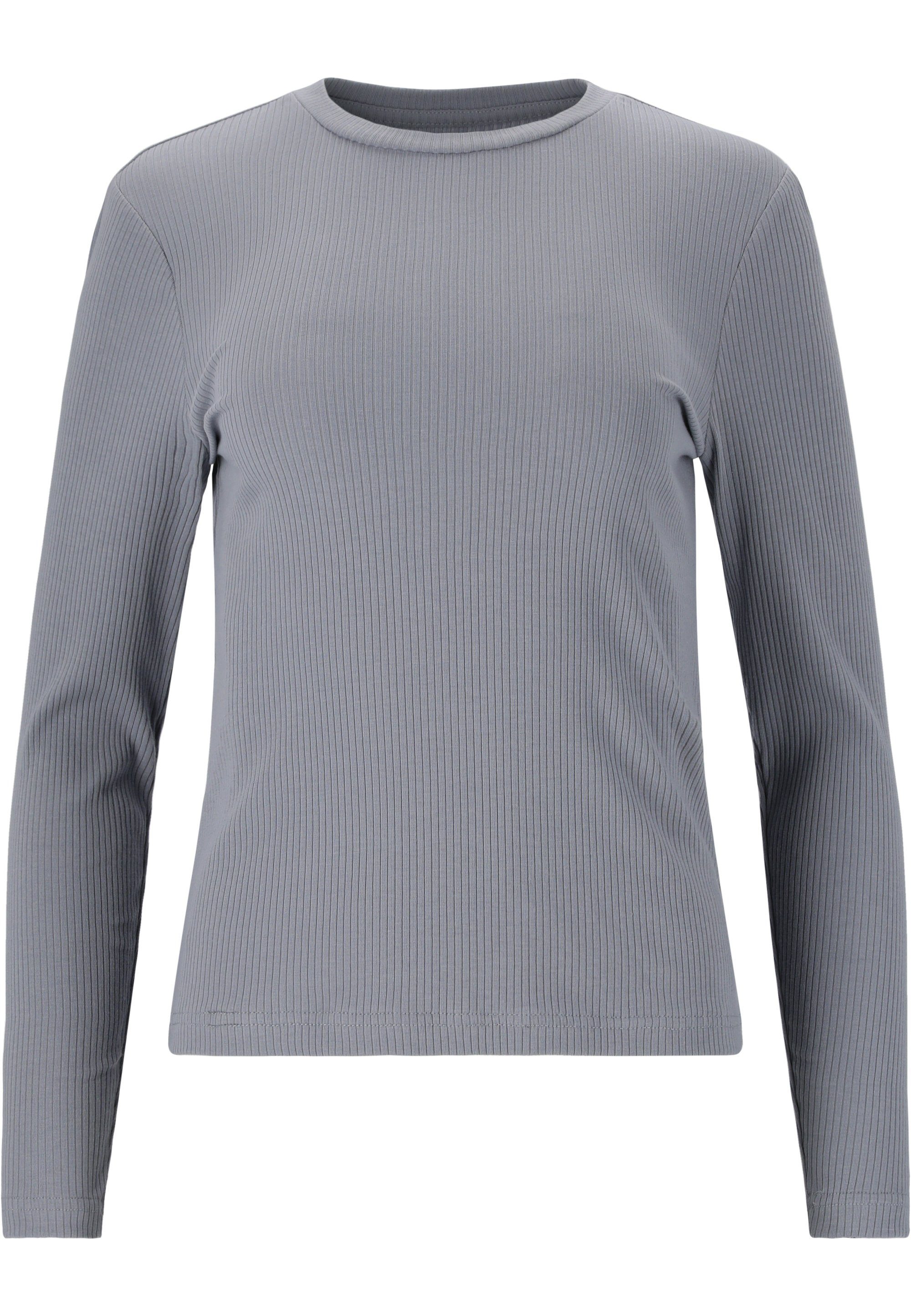 ATHLECIA Langarmshirt Lankae (1-tlg) und mit feuchtigkeitsregulierenden frostblau 4-Wege-Stretch Eigenschaften