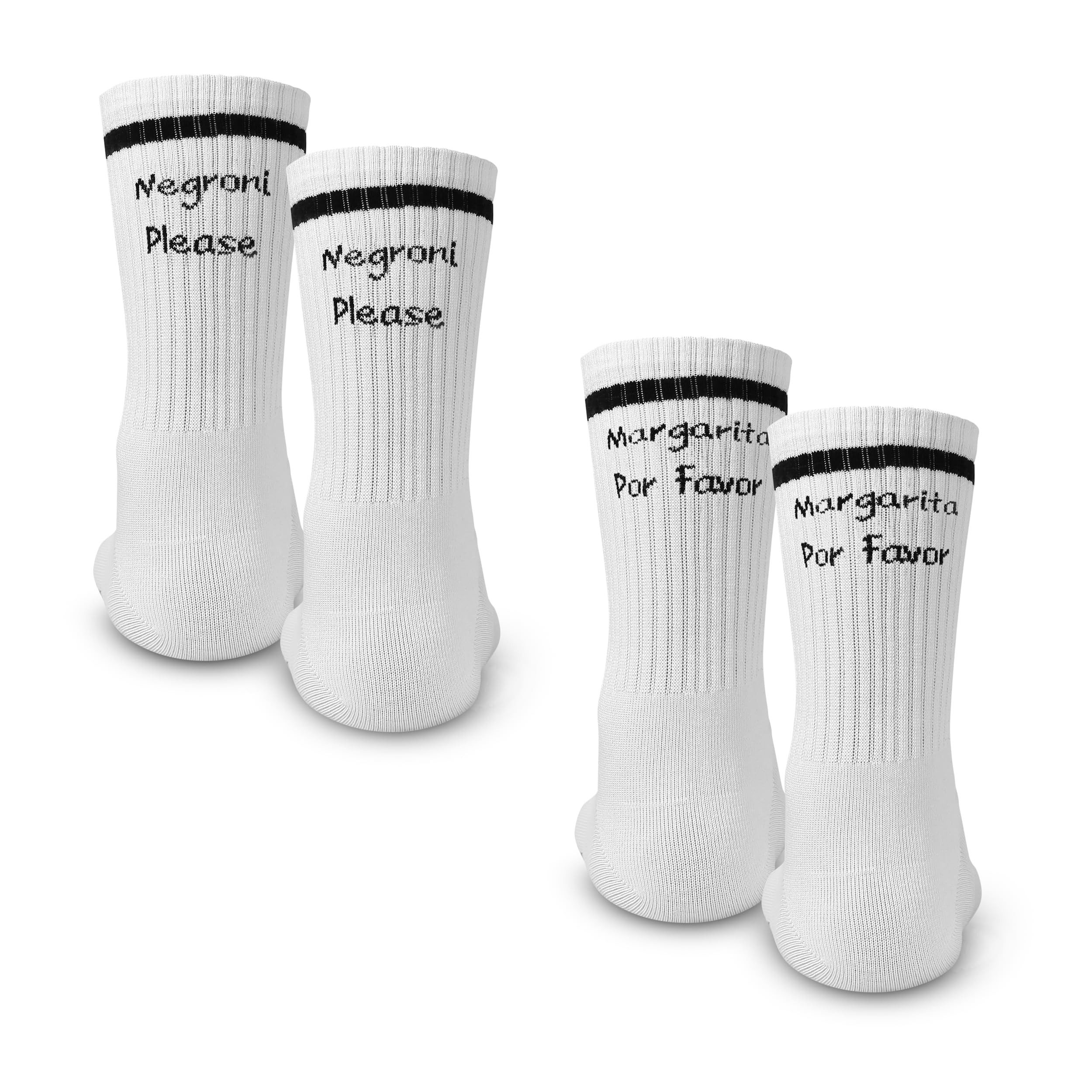 Socken Crew Socks 2-er Set aus Baumwolle, Herren & Damen