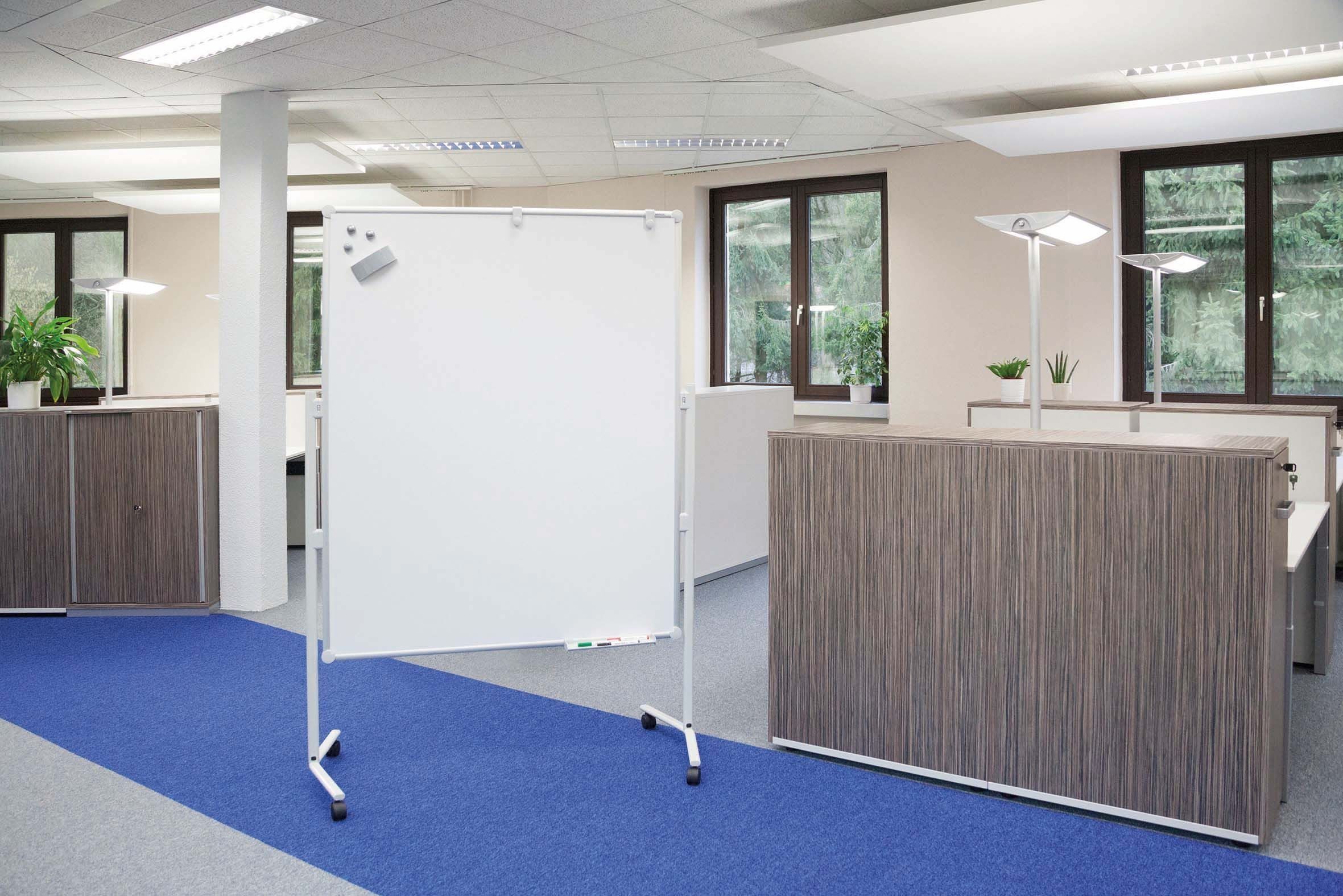 MAUL Standtafel Moderationstafel professionell 150x120cm Whiteboard/Whiteboard