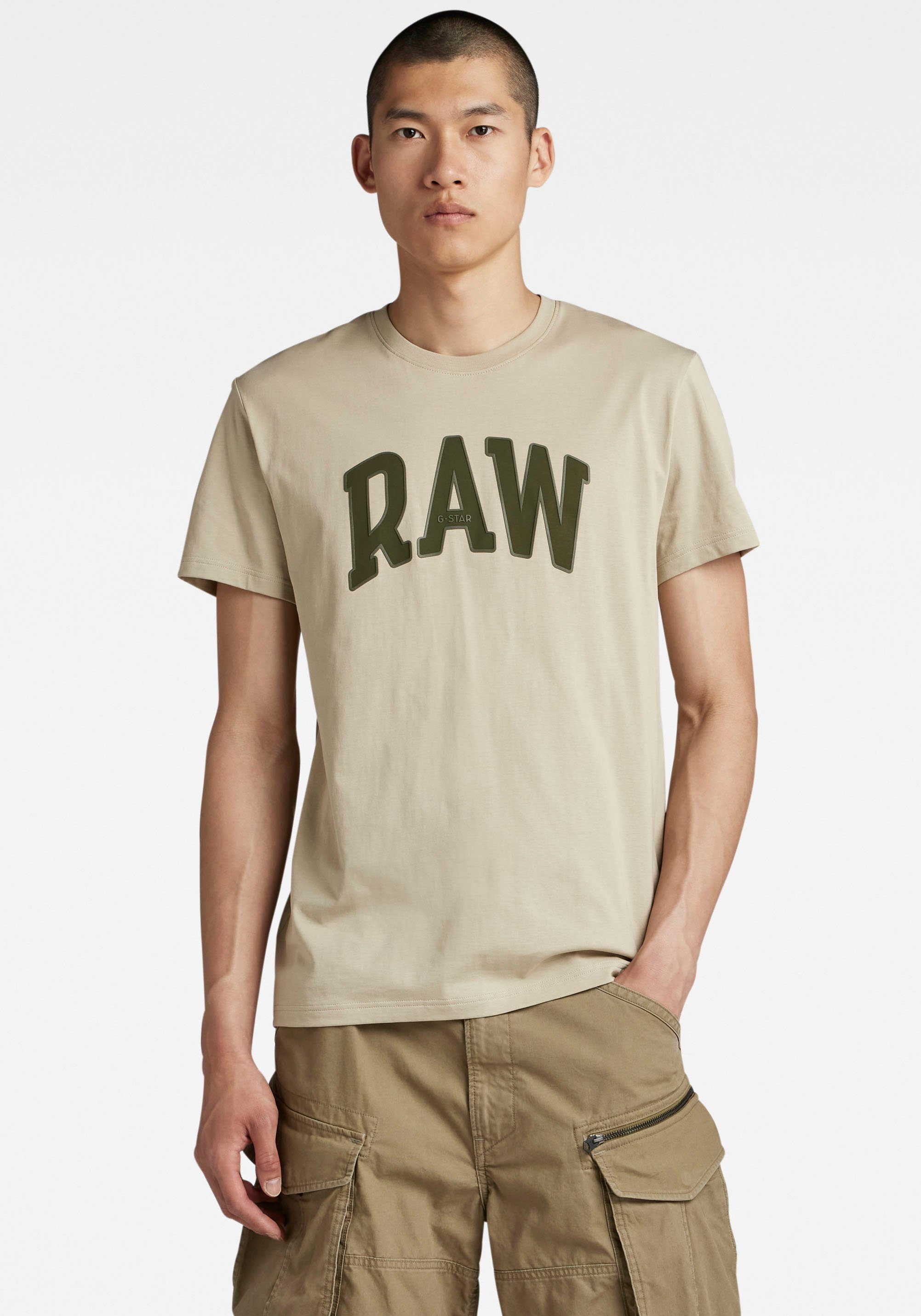 Spray RAW T-Shirt green University G-Star
