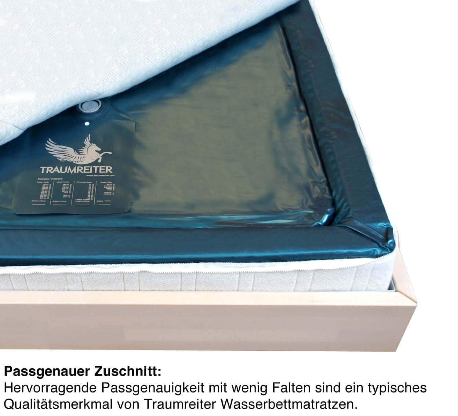 Traumreiter, Wasserbett Wasserbett Matratze dual für 180x200 /210/220 & 200x220 Wassermatratze